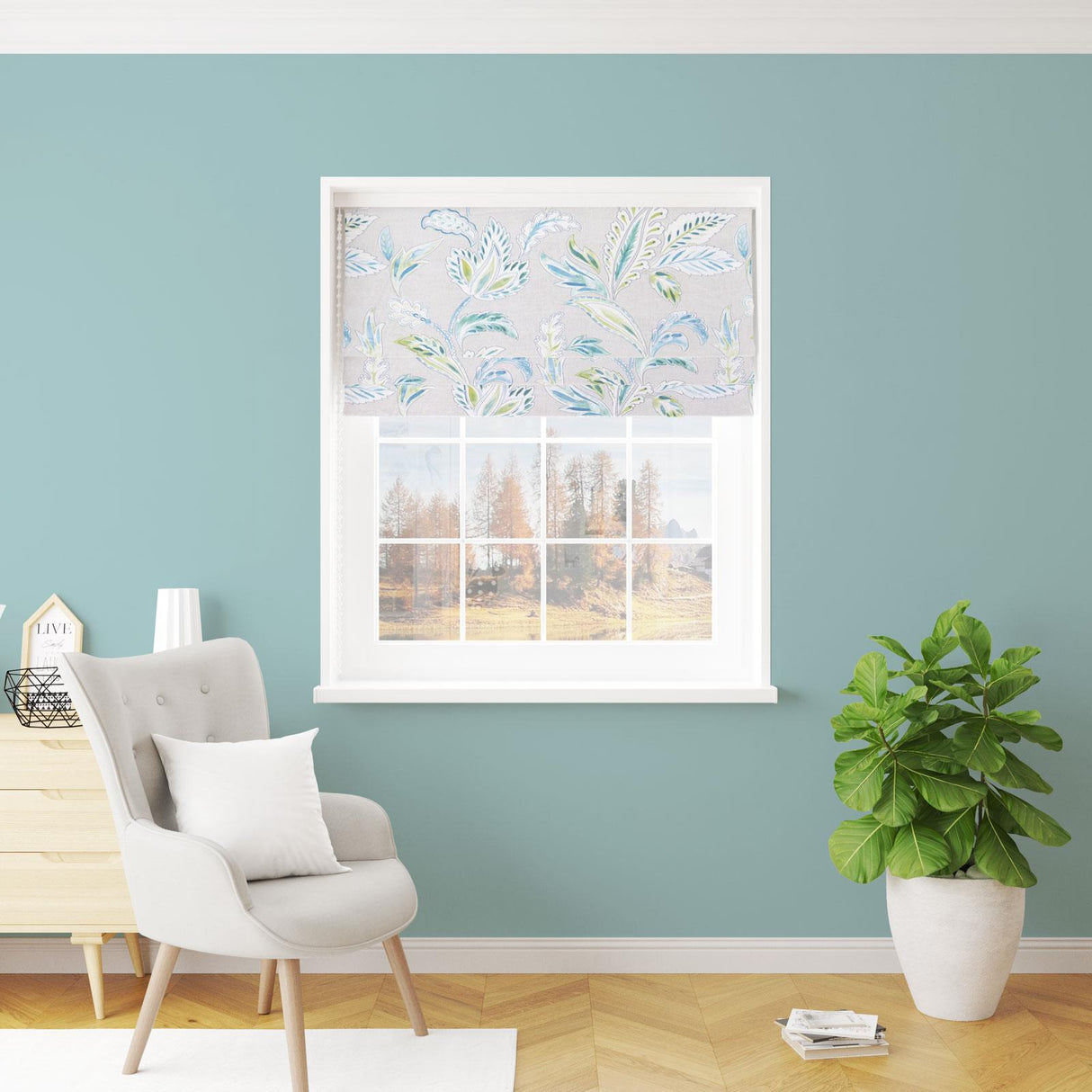 Cordoba Summer Made To Measure Roman Blind by Style Furnishings