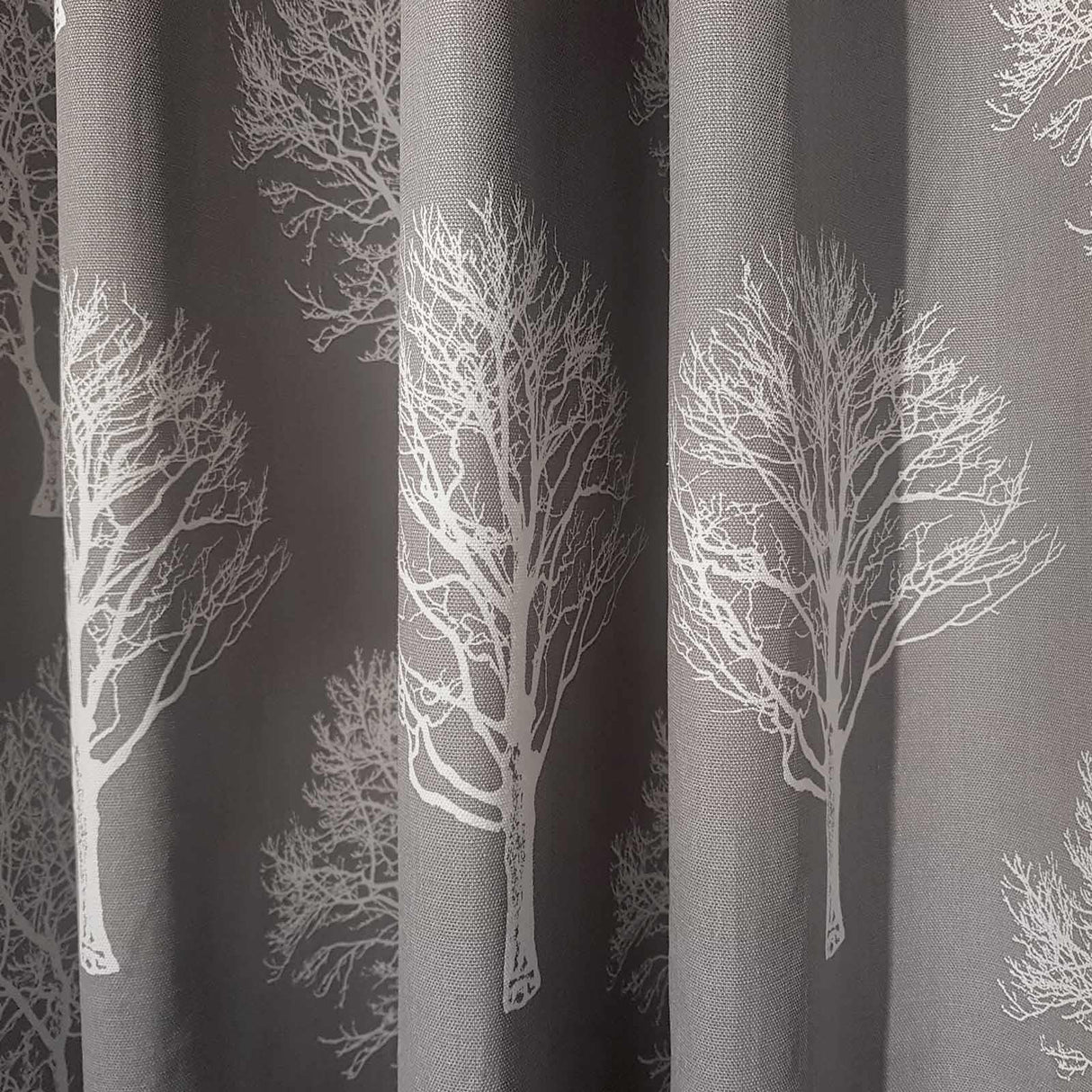 Woodland Trees Eyelet Curtains by Fusion