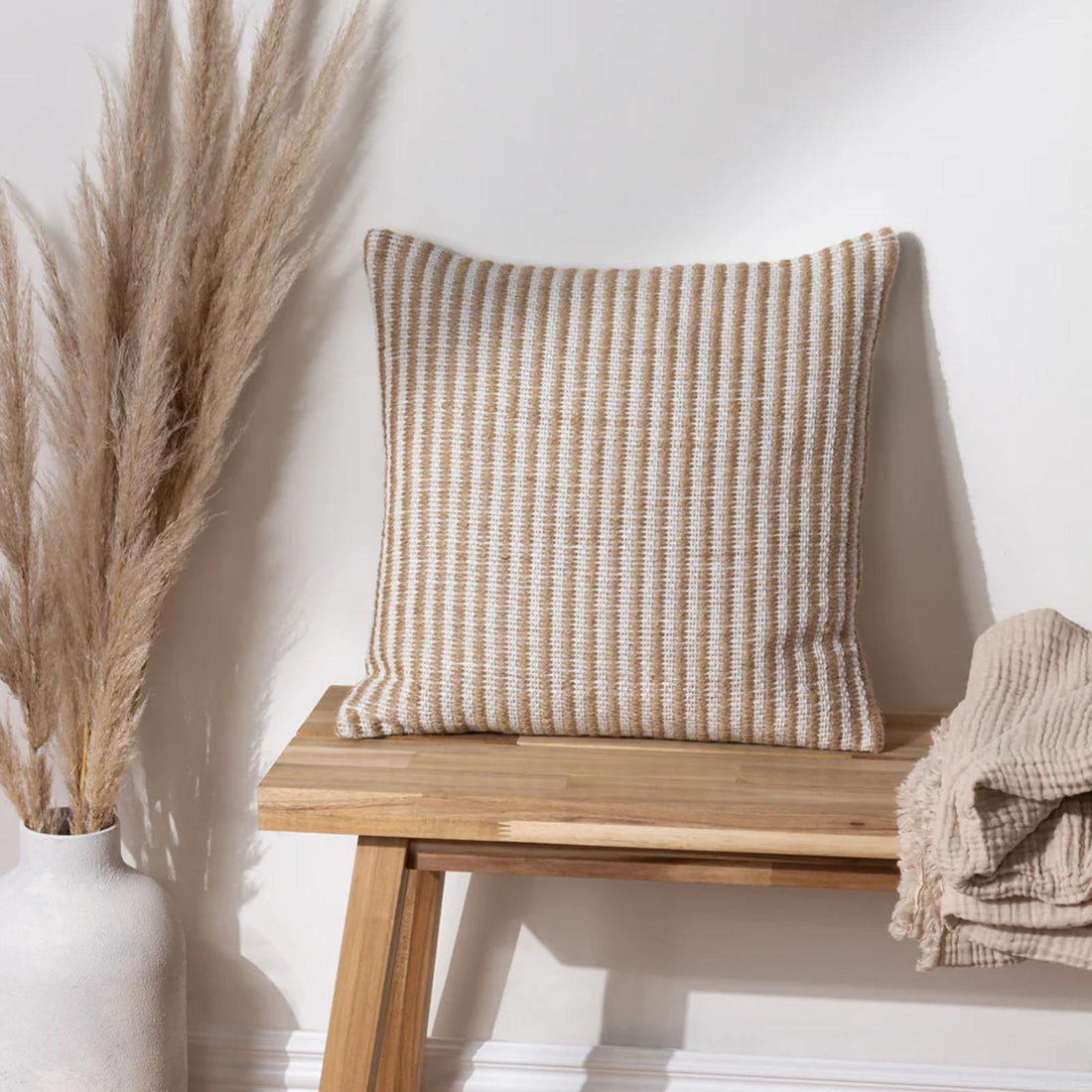 Organik Stripe Cushion Cover 45cm x 45cm