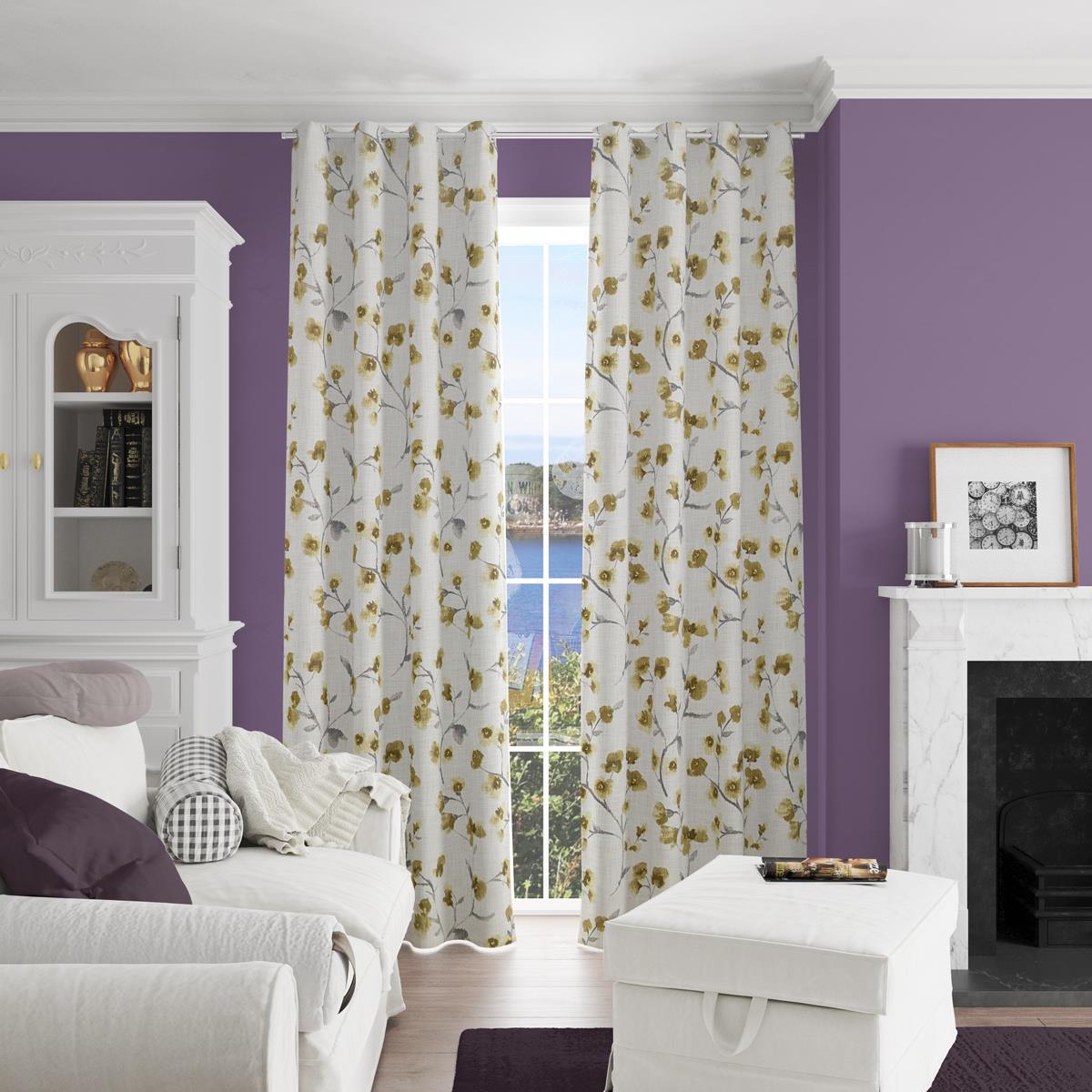 Como Ochre Made To Measure Curtains by Style Furnishings
