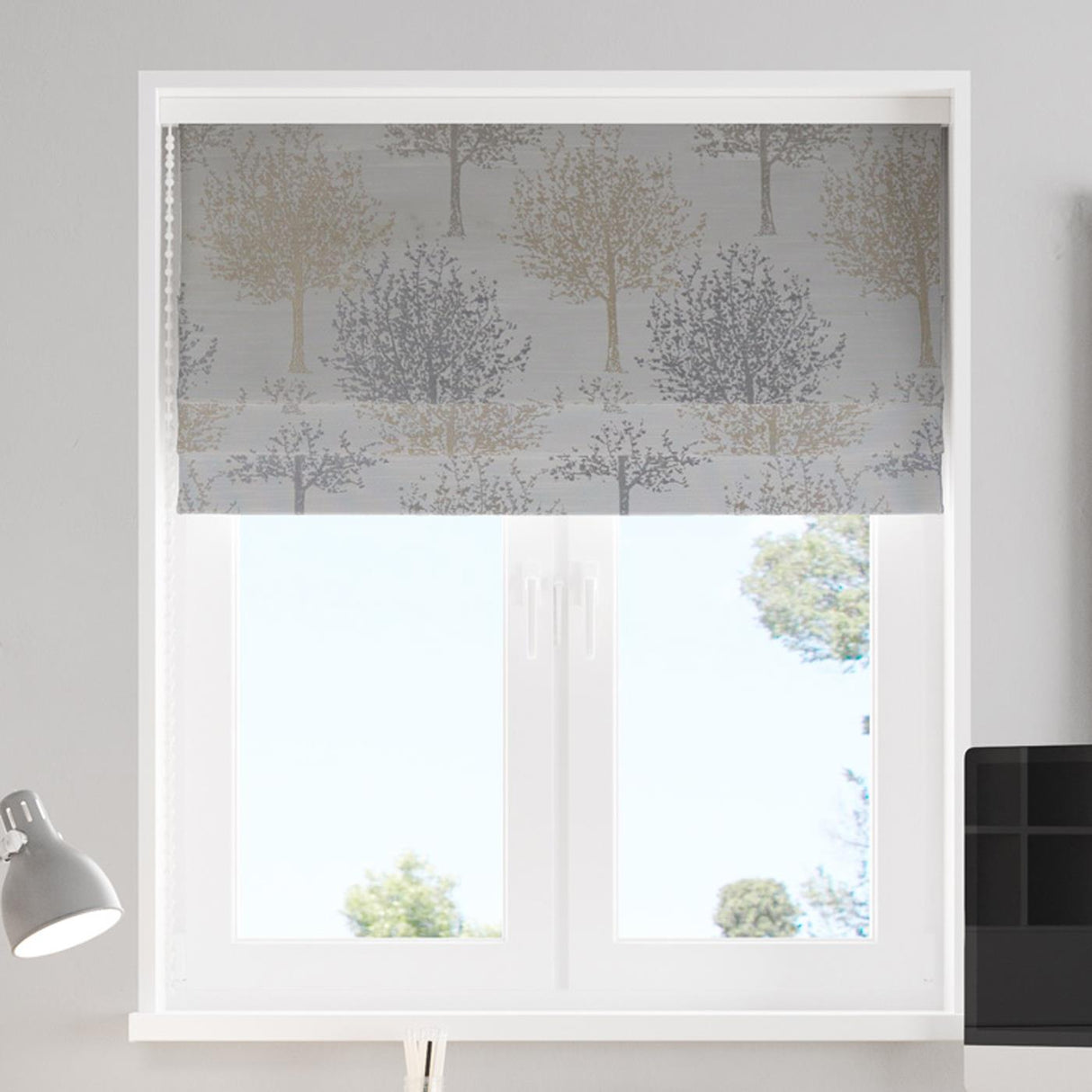 Kea Dove Made To Measure Roman Blind by Style Furnishings