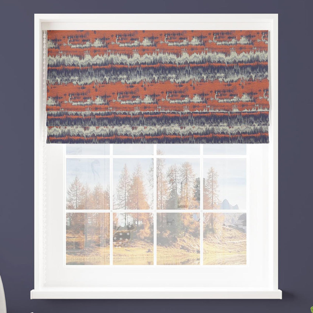 Cancun Terracotta Made To Measure Roman Blind by Style Furnishings