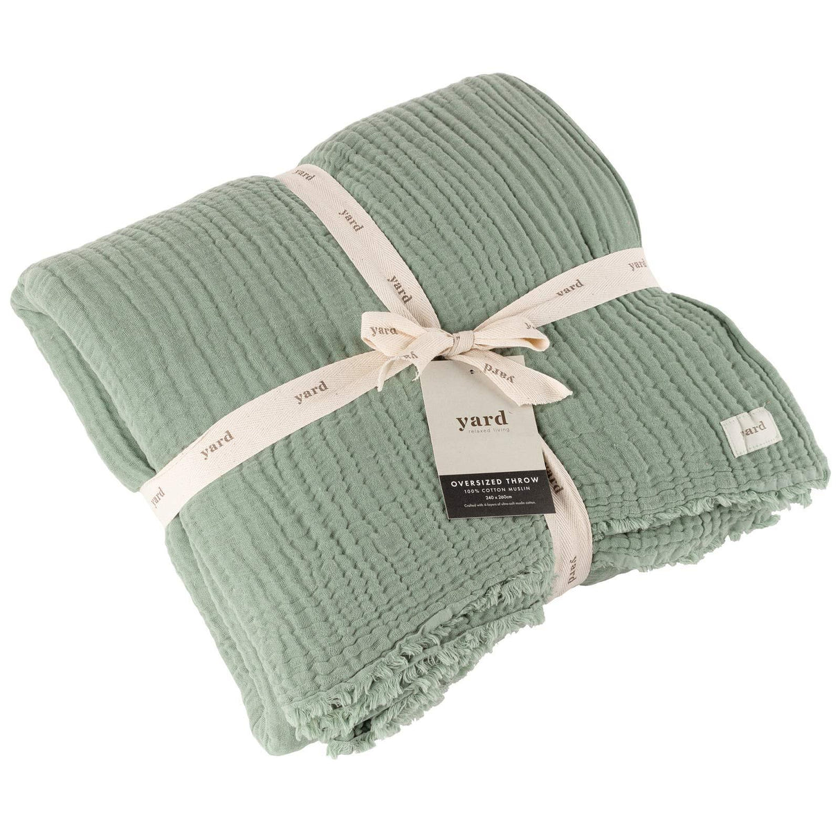 Lark Muslin Cotton Throw Blanket by Yard