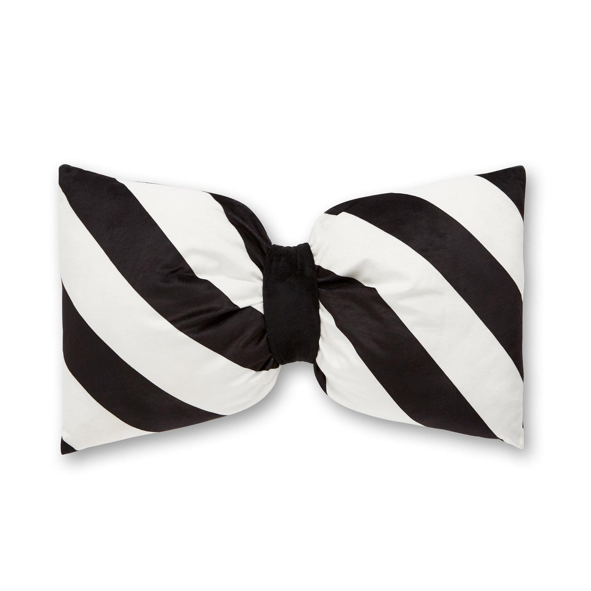 Sassy B Candy Stripe Bow 3D Filled Cushion 2