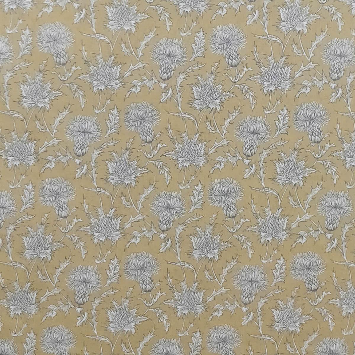 Carlina Ochre Made To Measure Roman Blind by Style Furnishings