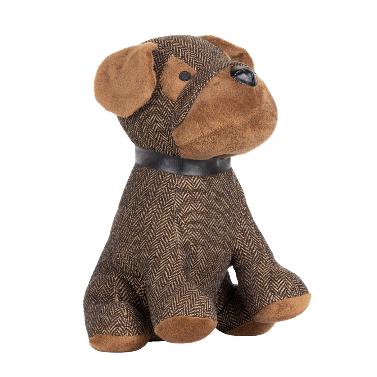 Boston Herringbone Dog Doorstop by Paoletti 2