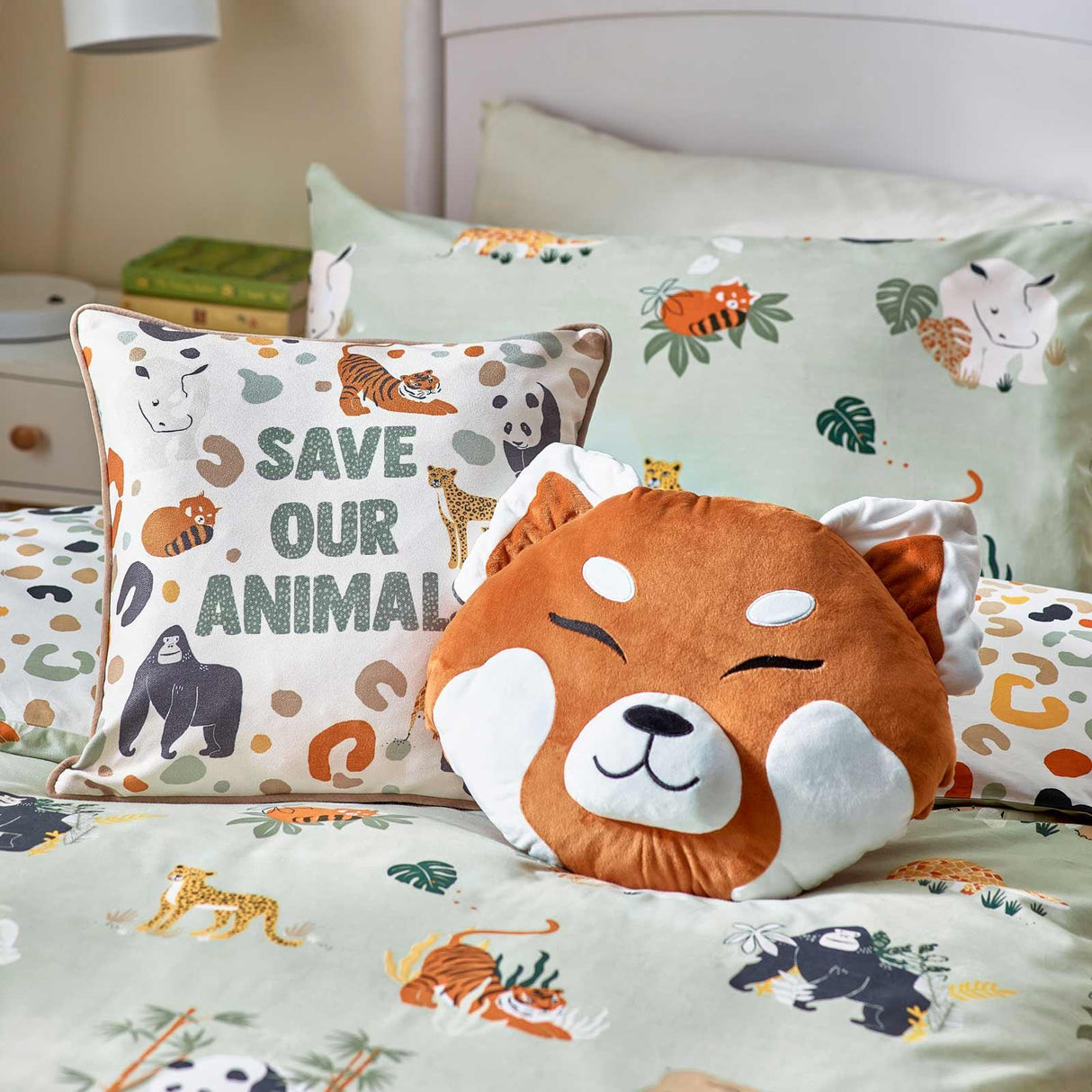 Wildlife Save our Animals Cushion by little furn. 6