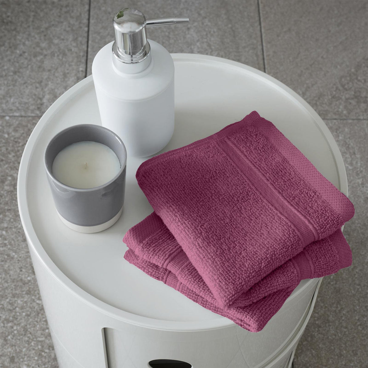 Zero Twist 500gsm Face Cloth Towel Pair by Catherine Lansfield