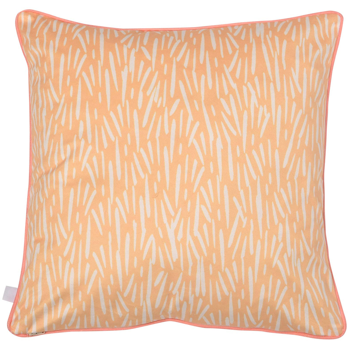 Appletree Style Lola Floral Velvet Orange Filled Cushion 3