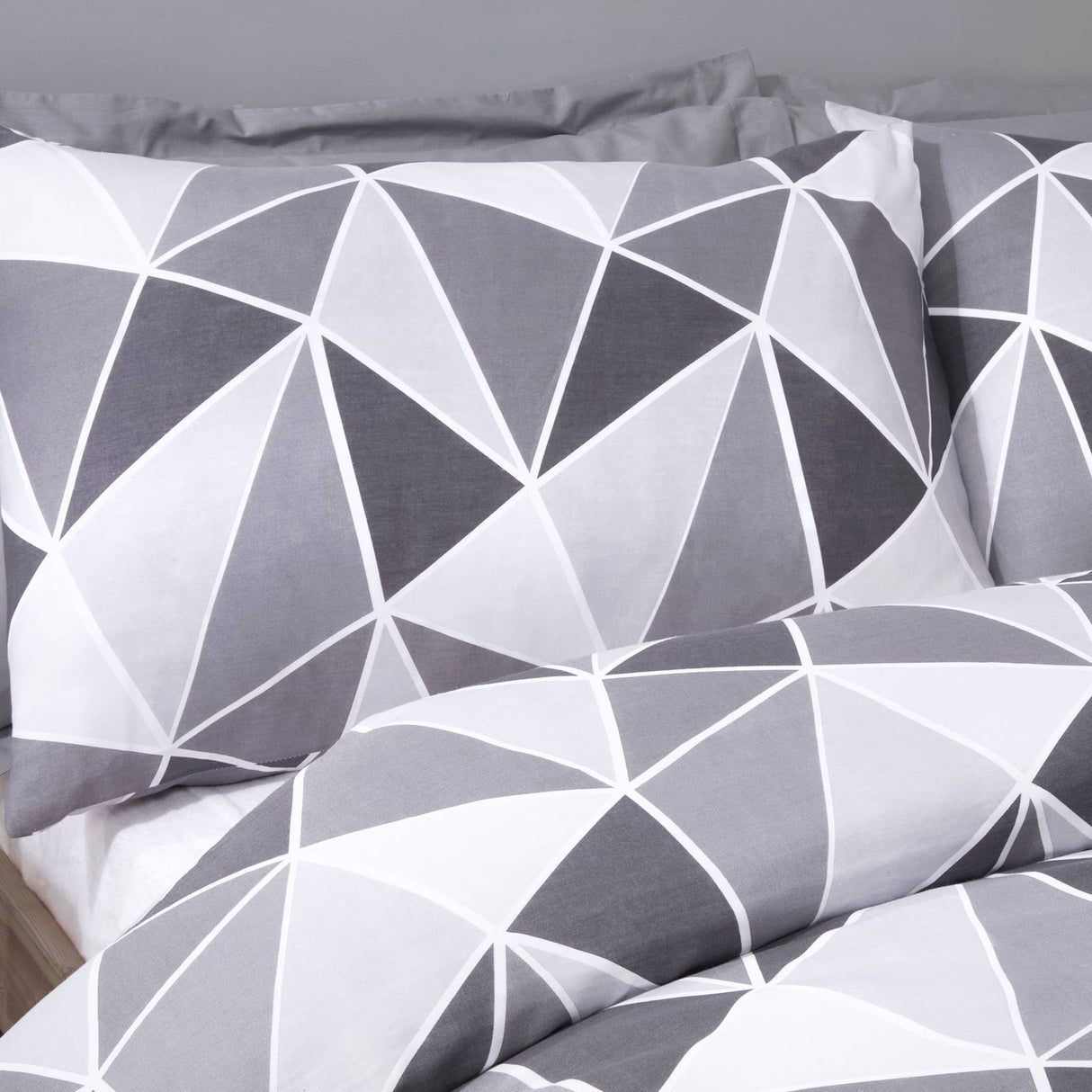 Leo Duvet Cover Set Grey