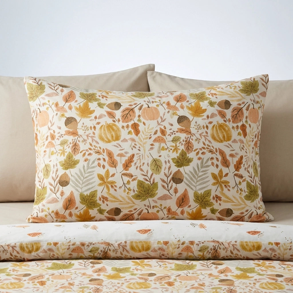 Autumn Foliage Polycotton Duvet Cover Set 3