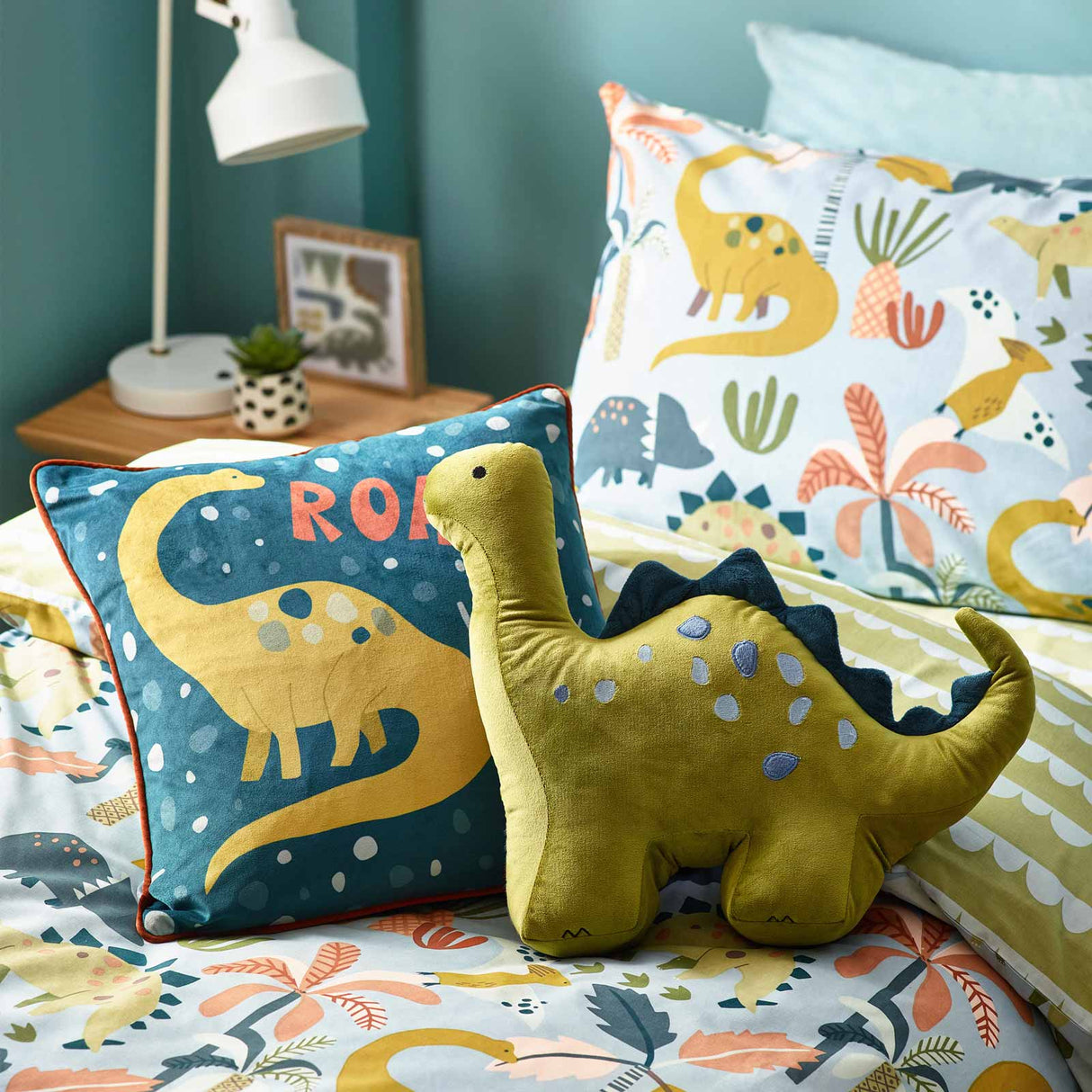 Little Dinos Scandi Duvet Cover Set by little furn.