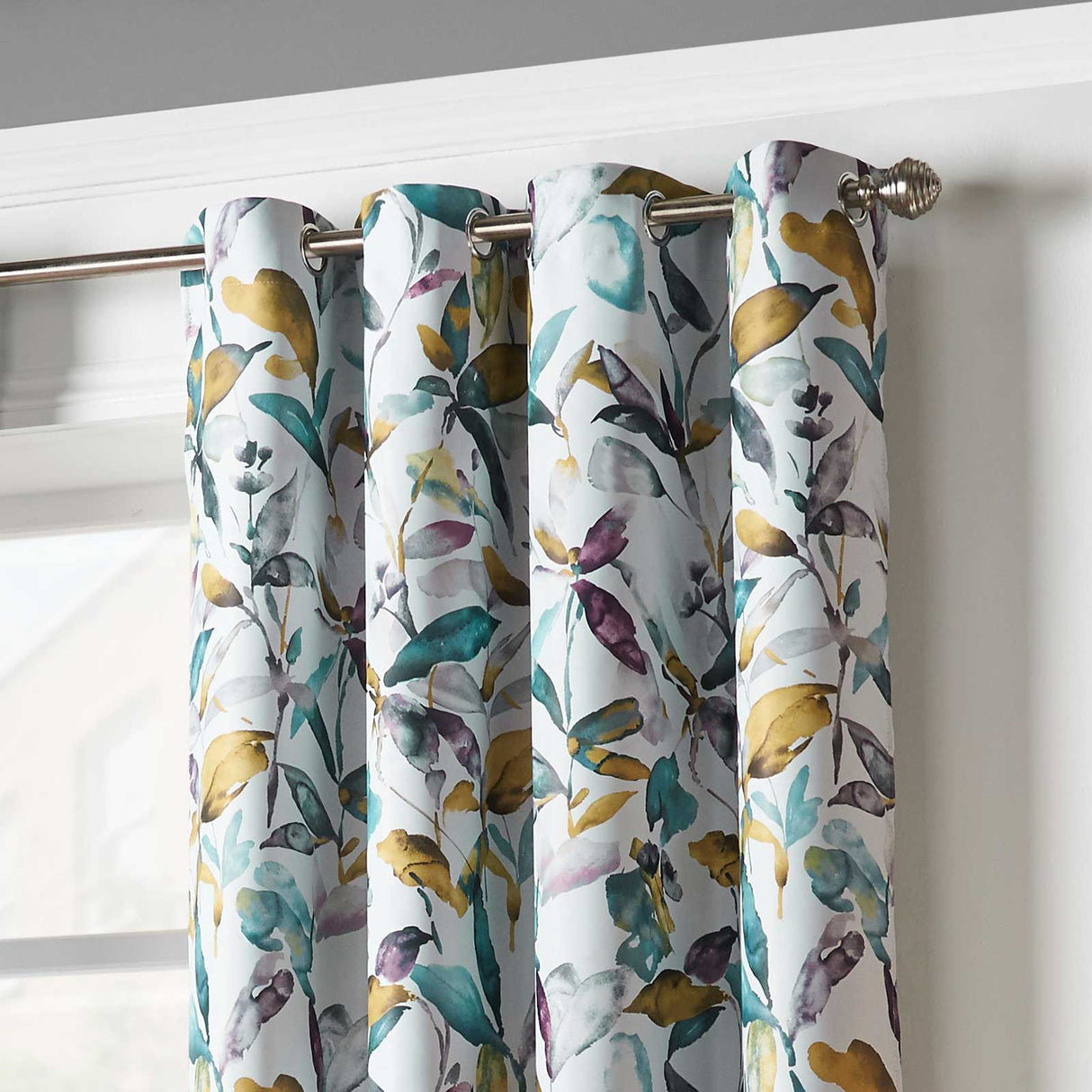 Giverny Blockout Eyelet Curtains Green Eyelet Curtains Alan Symonds