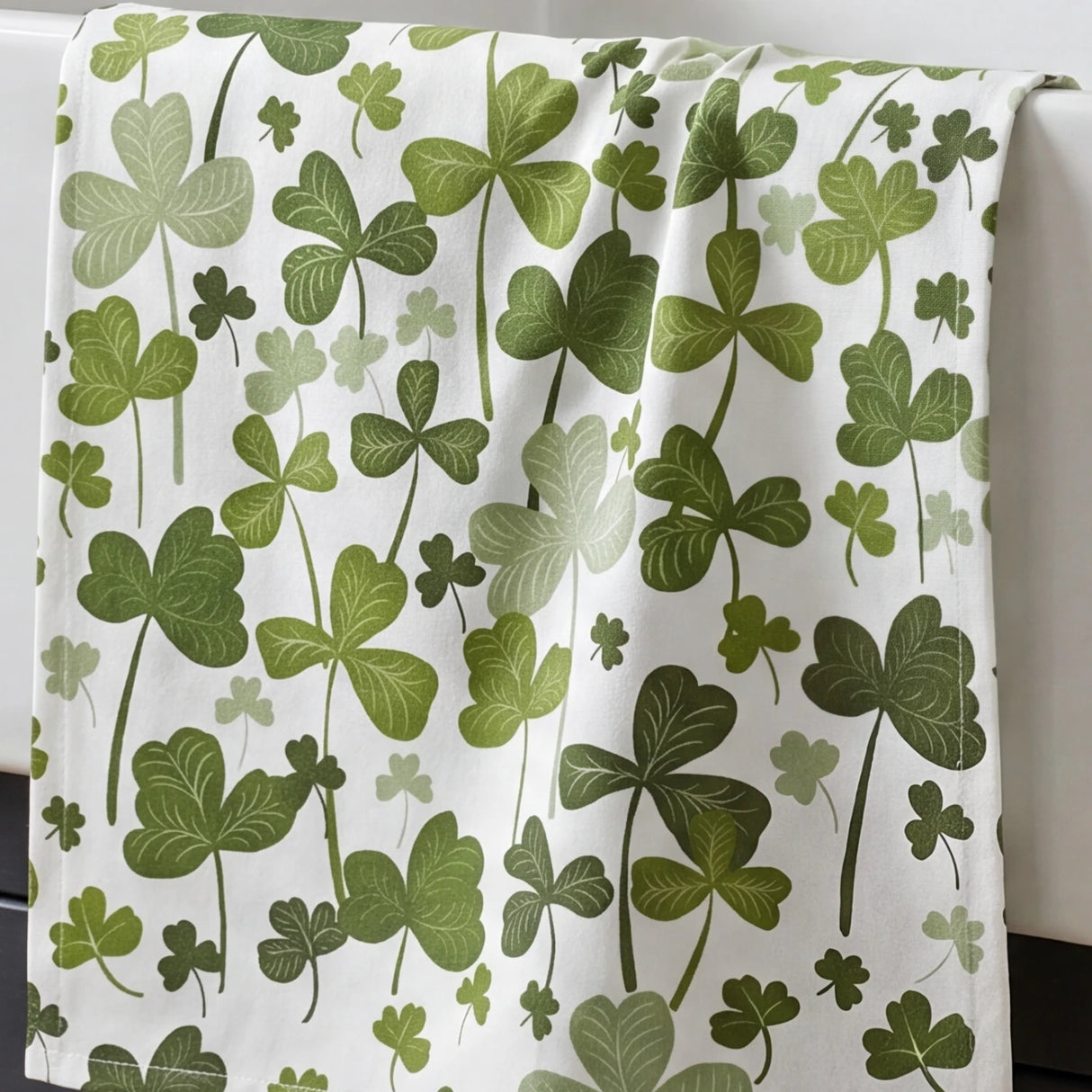 Shamrocks 100% Cotton Tea Towel 2