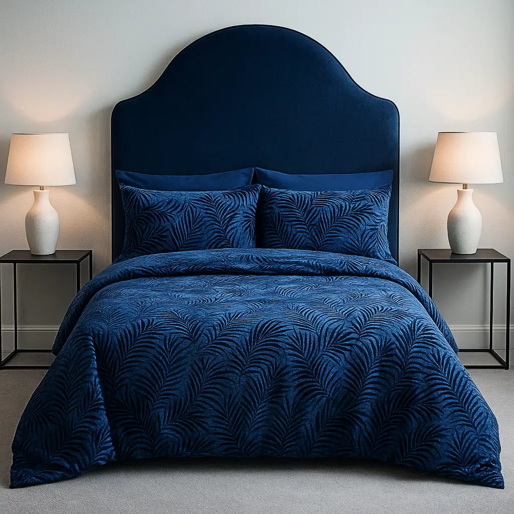 Paloma Velvet Duvet Cover Set by Rapport Home
