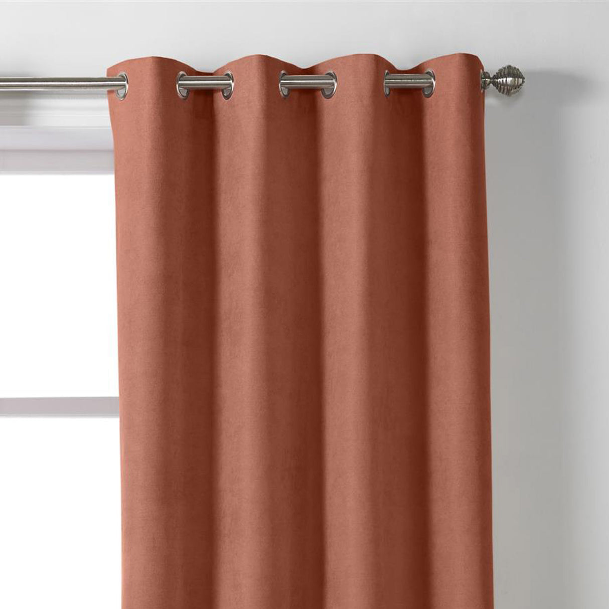 Velvet Chenille Eyelet Curtains Orange Eyelet Curtains Alan Symonds
