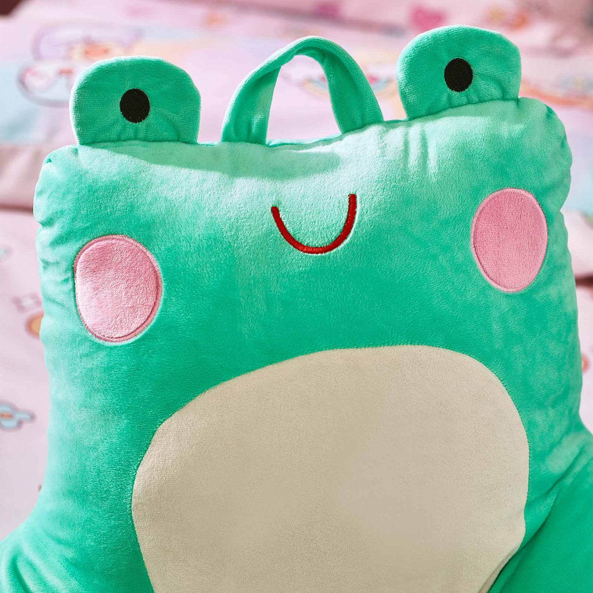 Catherine Lansfield Fran the Frog Cuddle Cushion 2