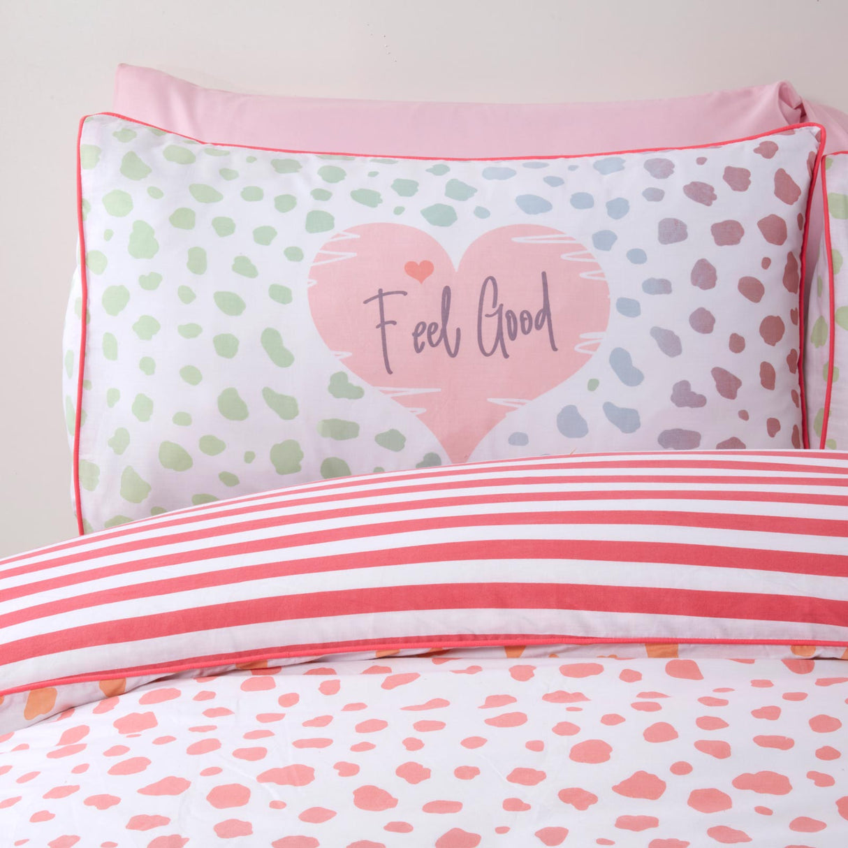 Dalmatian Duvet Cover Set Blush