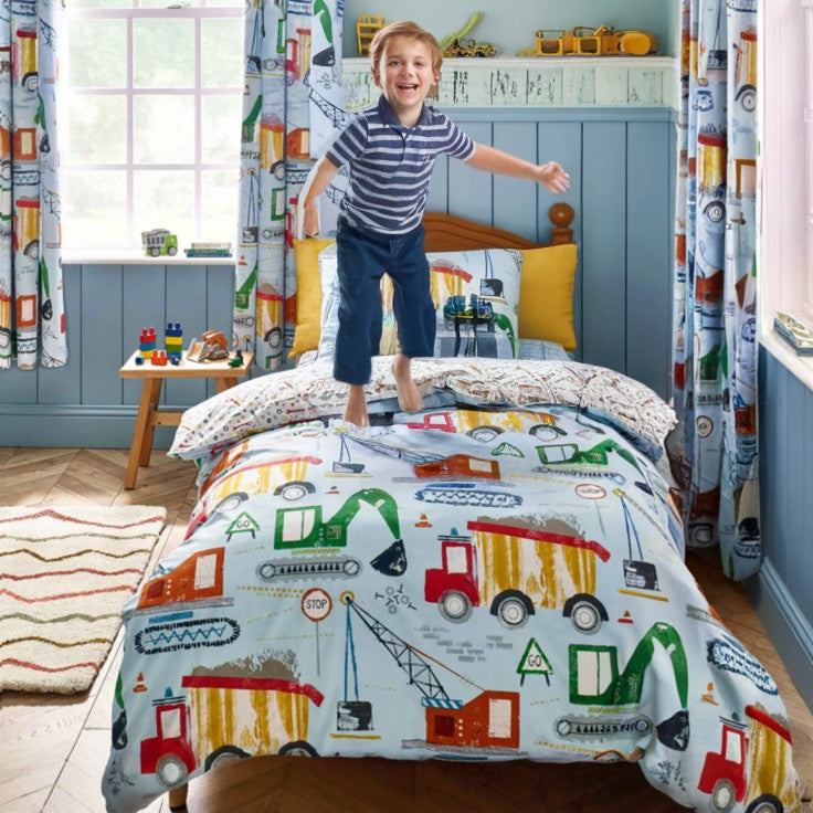 Digger Dreams Duvet Cover Set by Catherine Lansfield
