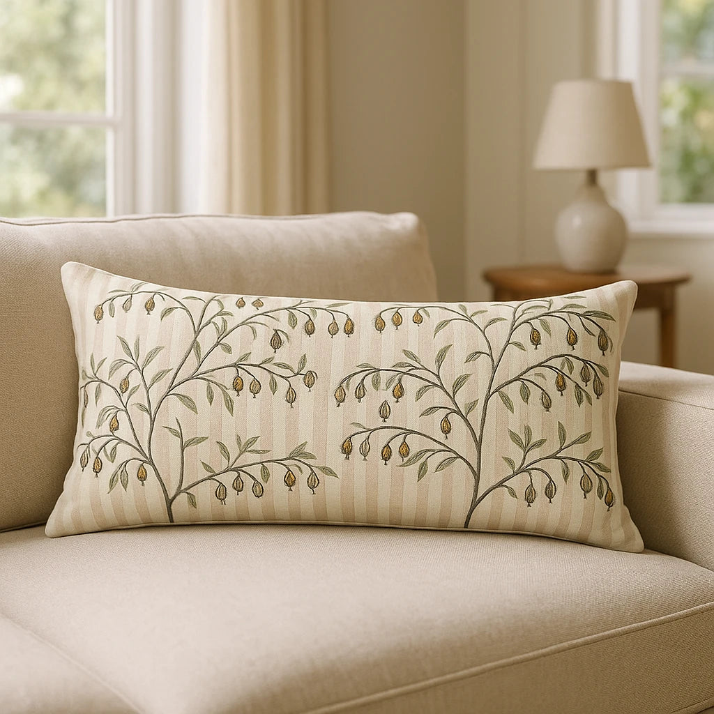 Chinese Lanterns Cushion Cover 12" x 26" by Sanderson