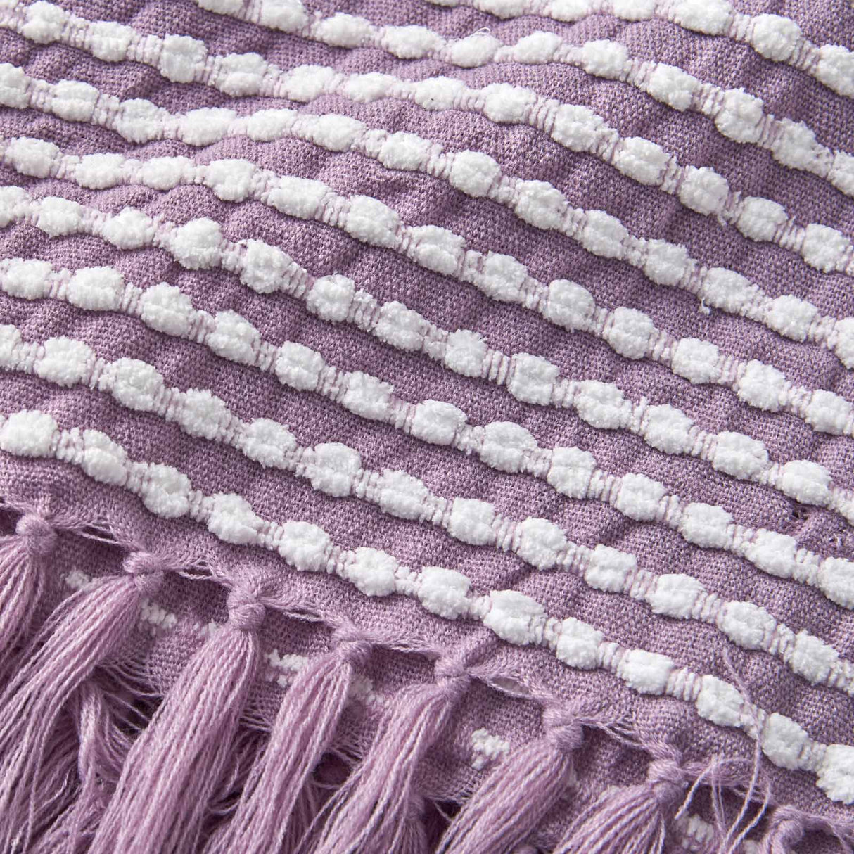 Catherine Lansfield Stab Stitch Cosy Throw Blanket 125cm x 150cm 27