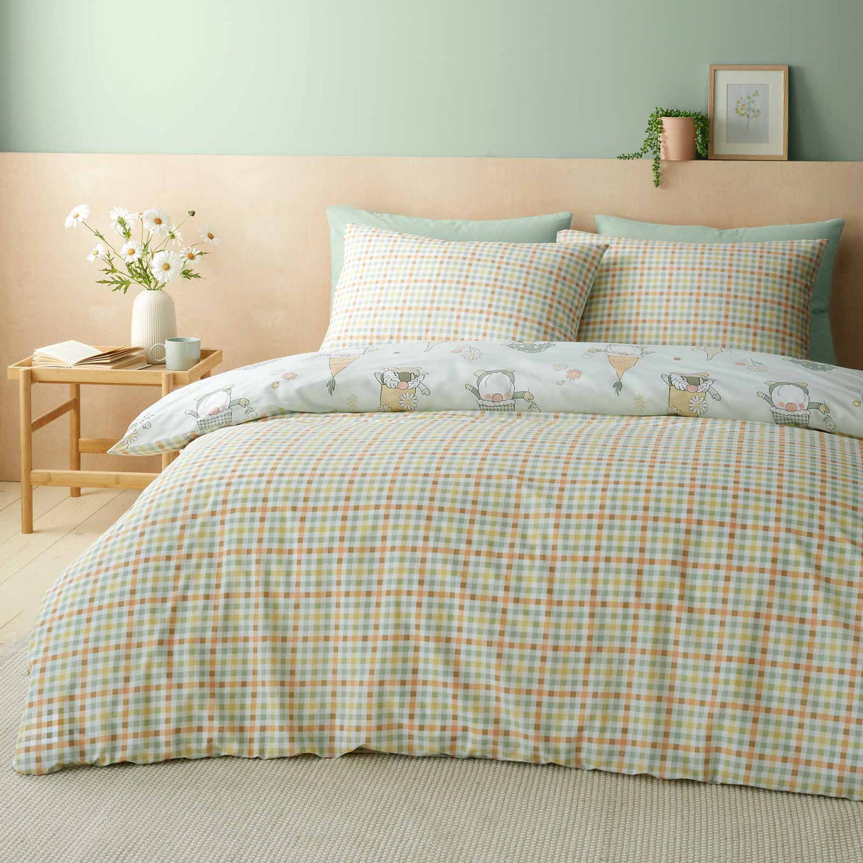 Spring Gonks Duvet Cover Set by Catherine Lansfield