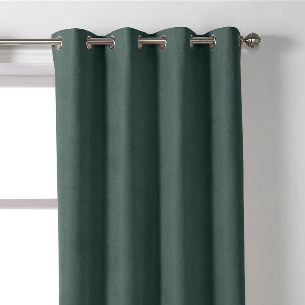 Velvet Chenille Eyelet Curtains Green Eyelet Curtains Alan Symonds