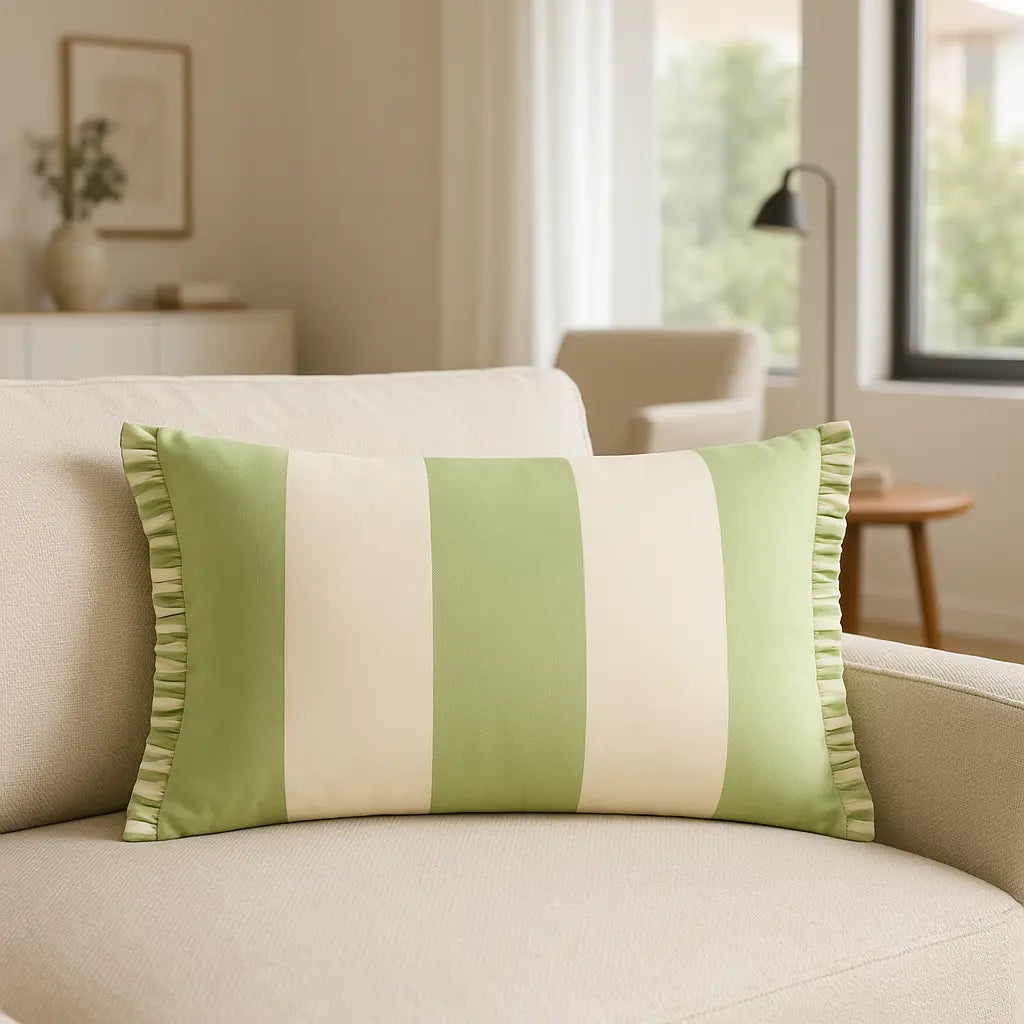 Araya Velvet Green Cushion Cover 30cm x 50cm