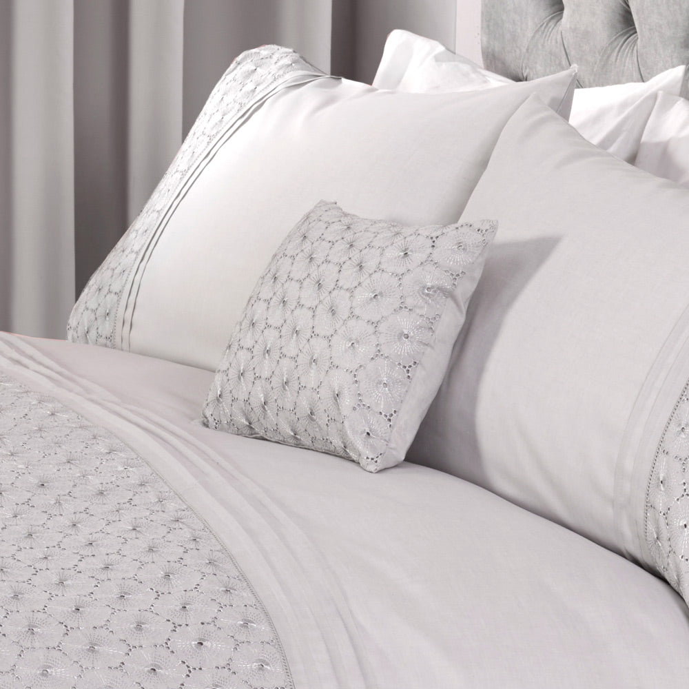 Everdean Boudoir Cushion 12" x 20" (30cm x 40cm) - Grey image 2