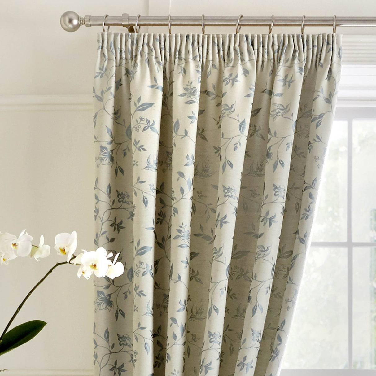 Bird Trail Jacquard Tape Top Curtains Tape Top Curtains Curtina