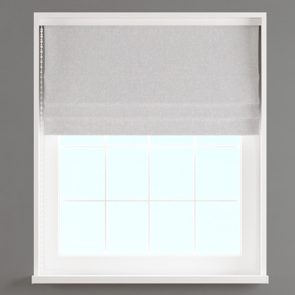 Jovonna Silver Made To Measure Roman Blind by Style Furnishings