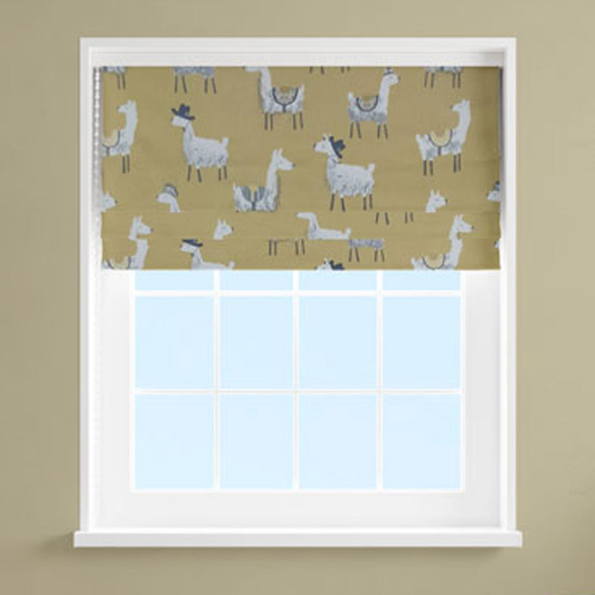 Alpaca Quince Made To Measure Roman Blind by Style Furnishings