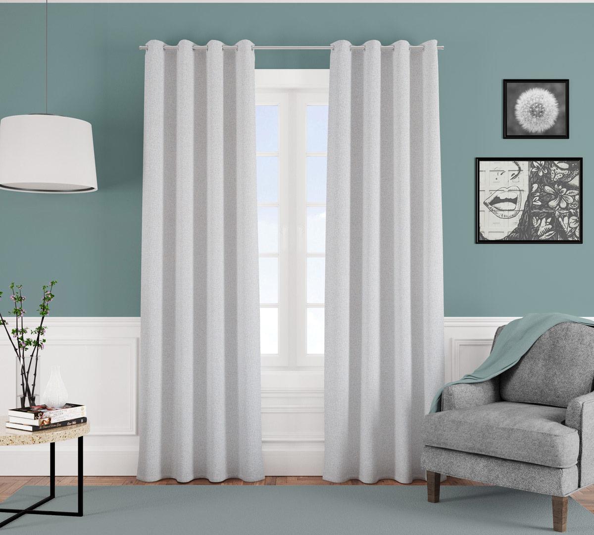 Carina Silver Made To Measure Curtains by Style Furnishings