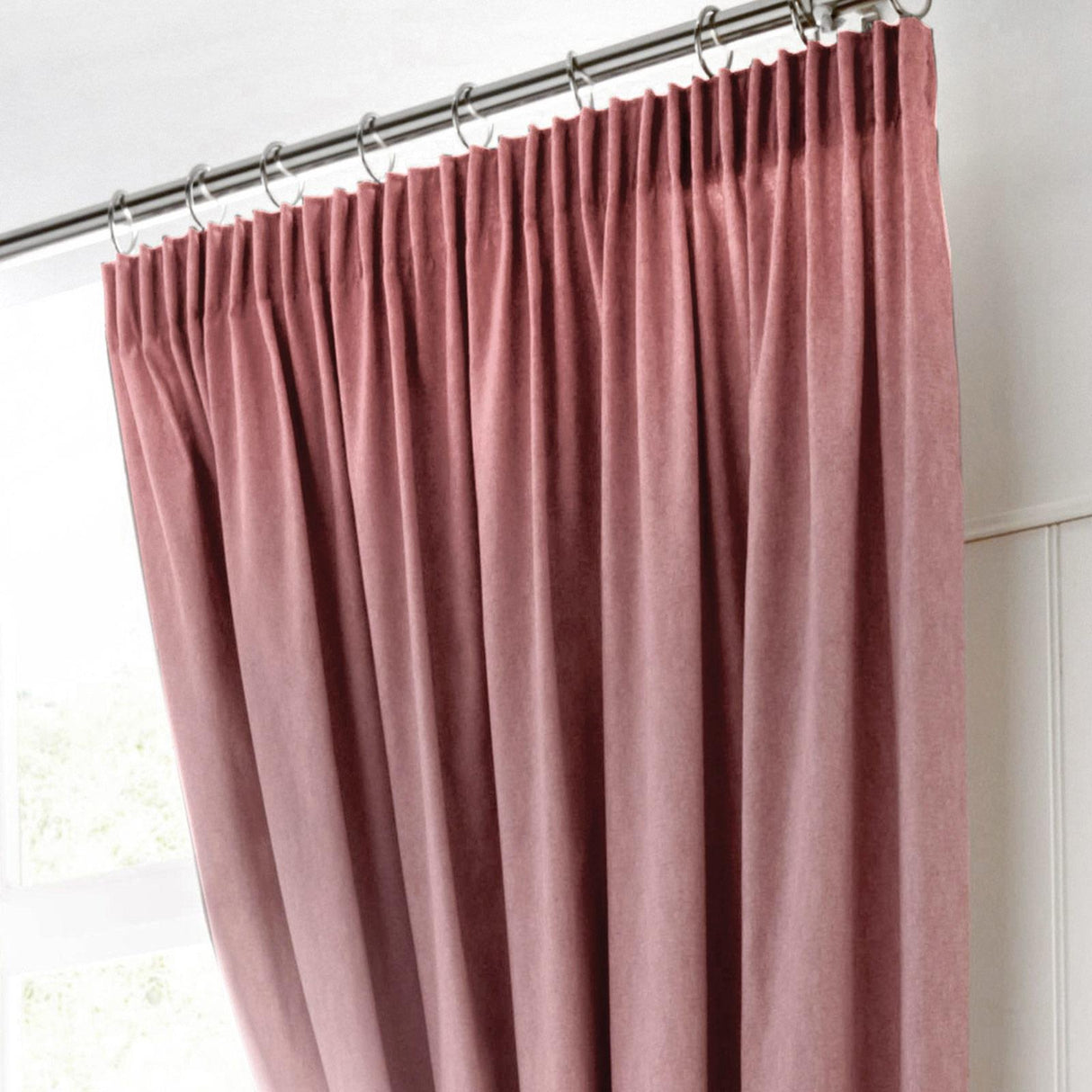 Dijon Blackout Tape Top Pencil Pleat Curtains by Fusion