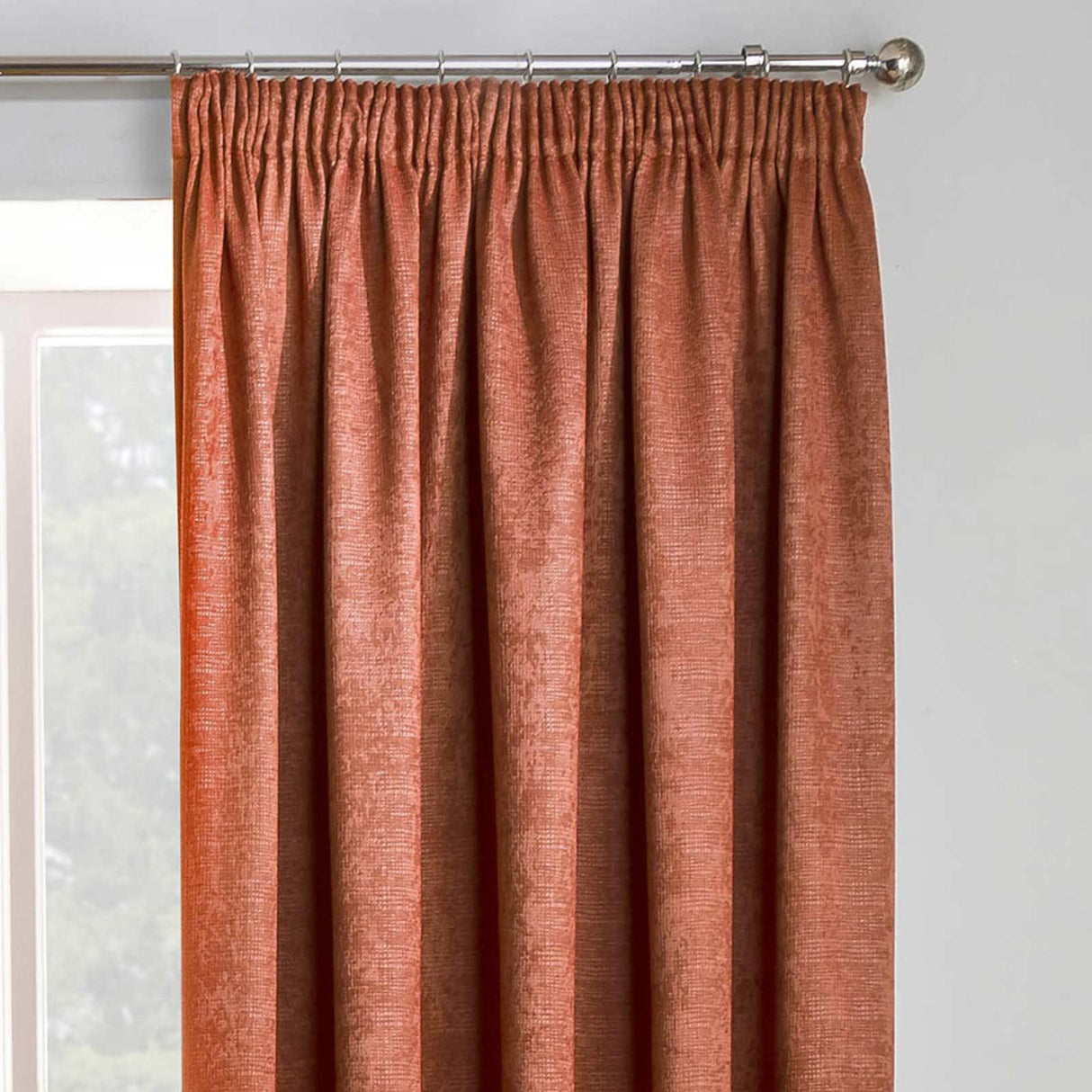Matrix Thermal Dim Out Tape Top Pencil Pleat Curtains by Enhanced Living
