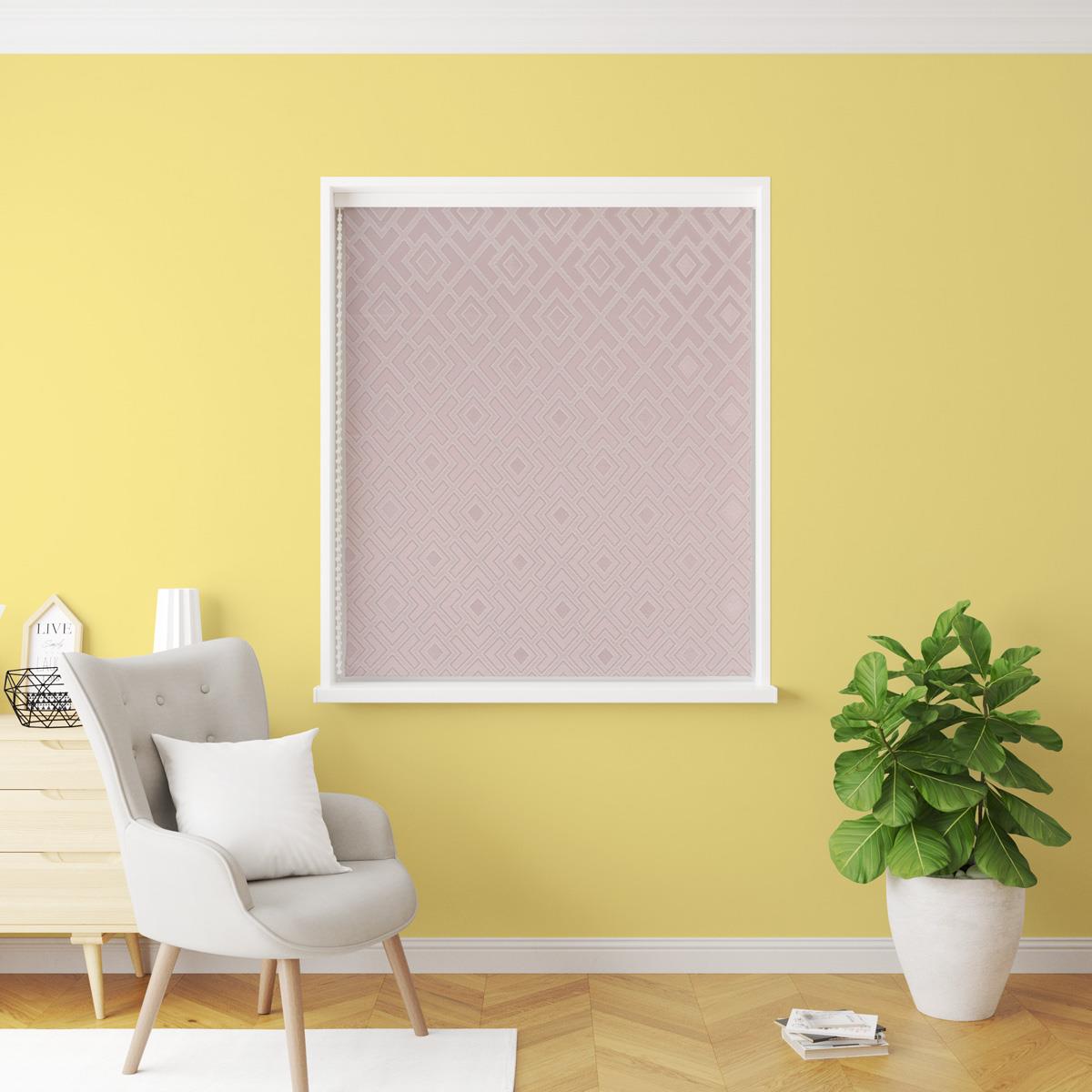 Parapet Blush Made To Measure Roman Blind by Style Furnishings