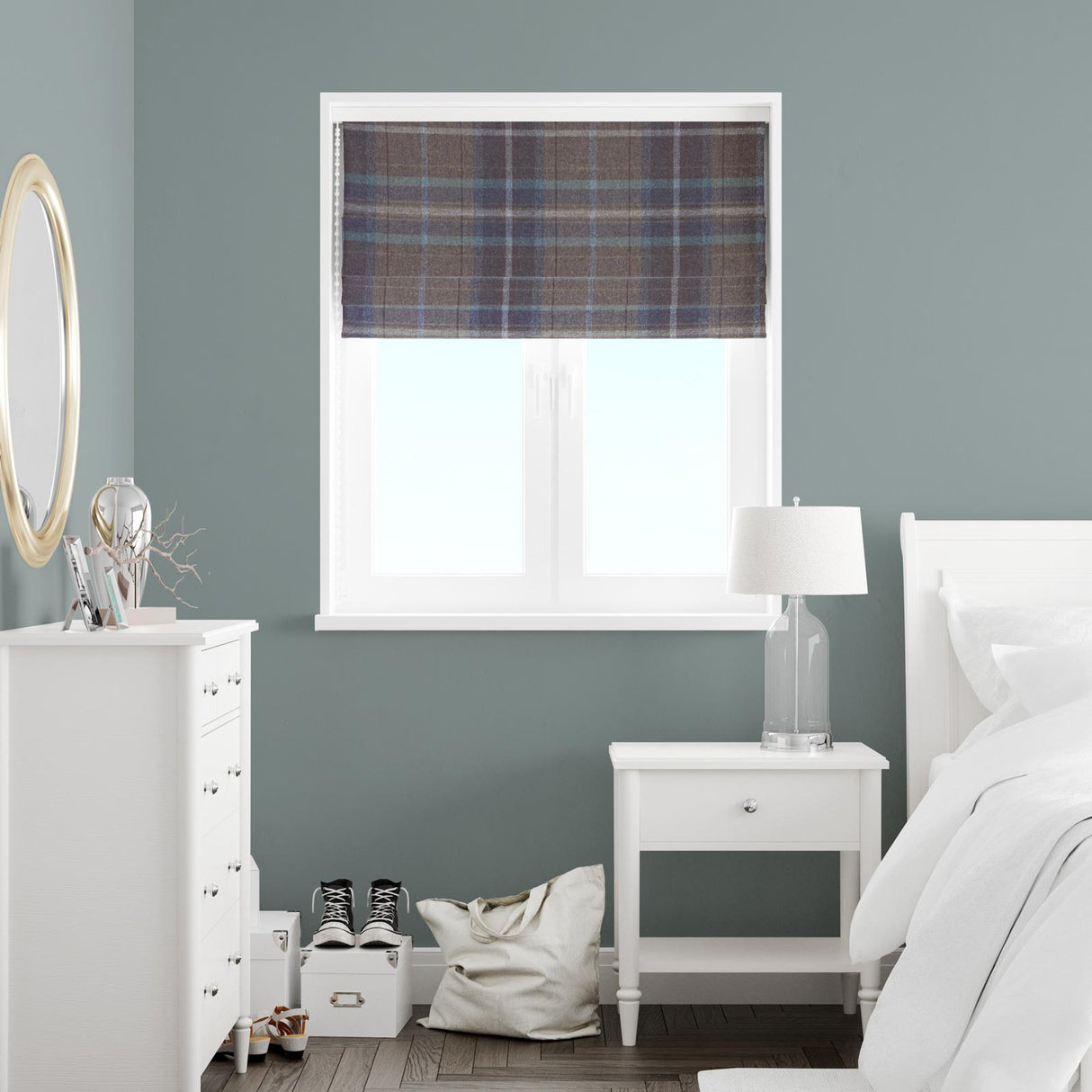 Ambodach Bedlington Made To Measure Roman Blind by Style Furnishings