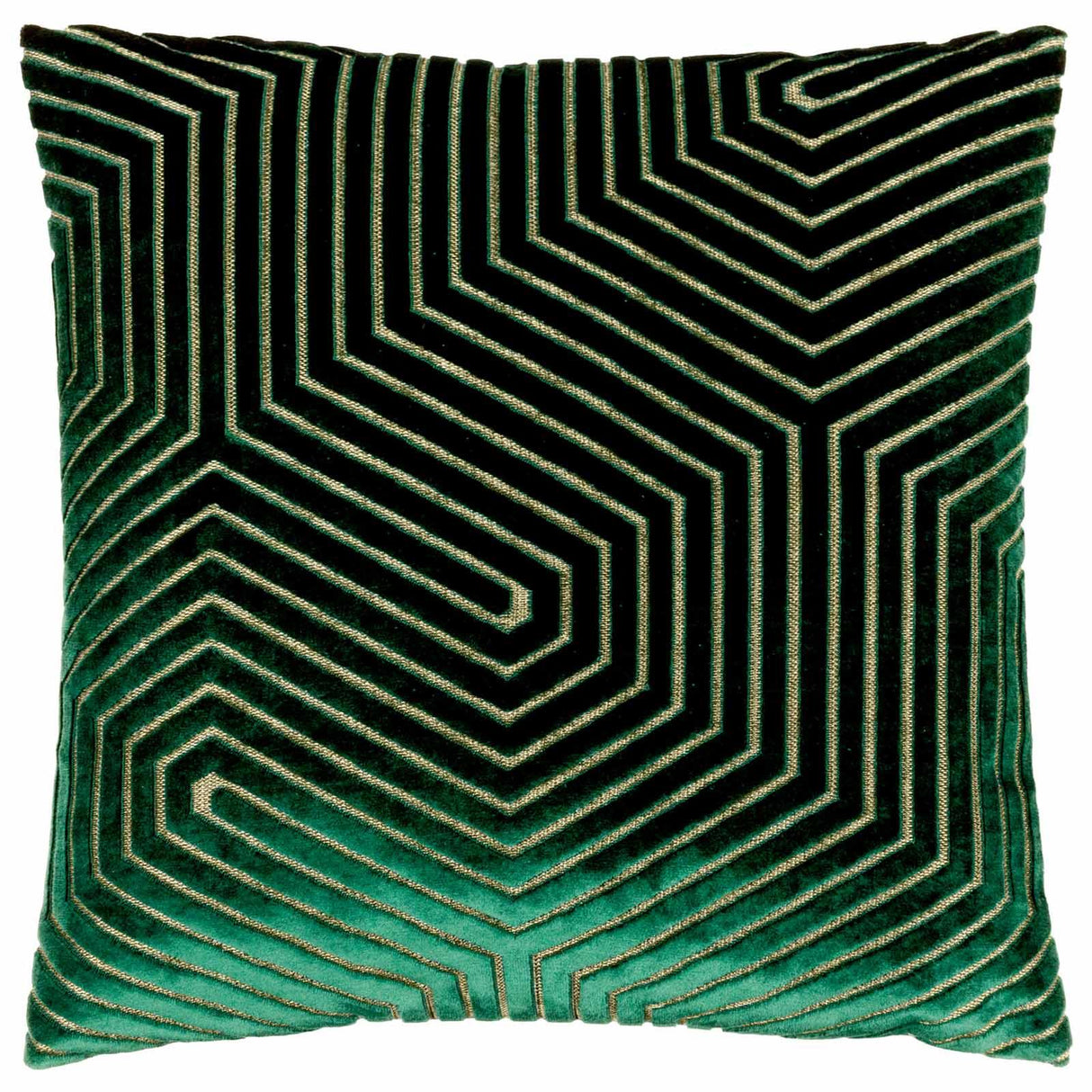 Evoke Cut Velvet Cushion Cover 18" x 18" by Paoletti 17