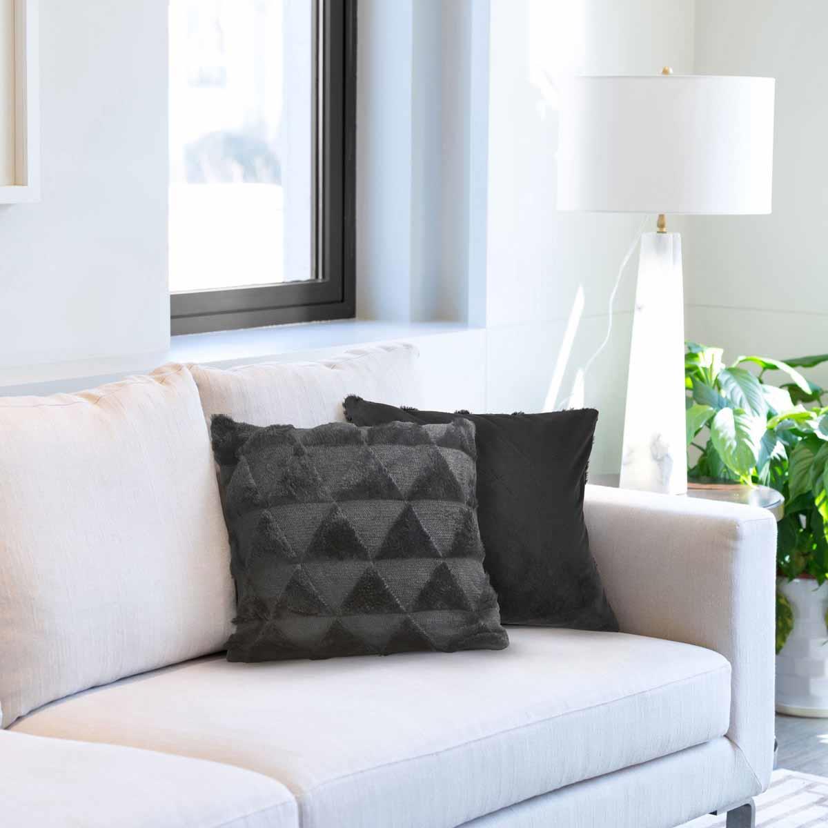 Nyla Triangle Cushion Cover 17x17" (43x43cm) by Emma Barclay