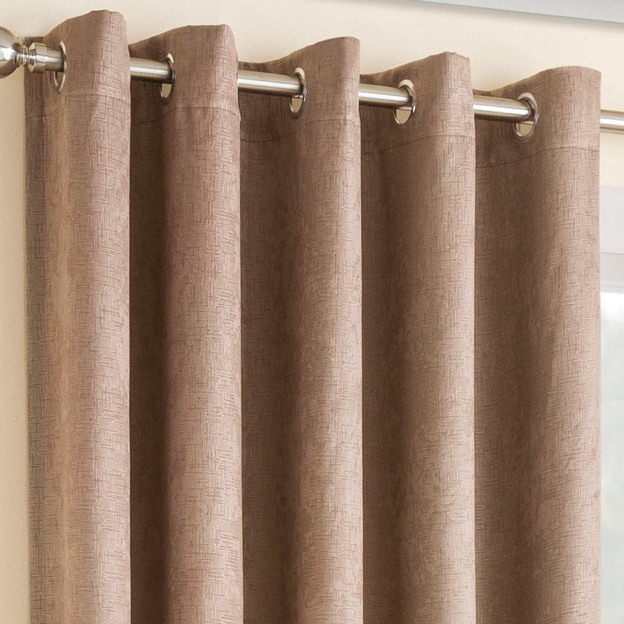 Vogue Thermal Eyelet Dimout Curtains by Enhanced Living