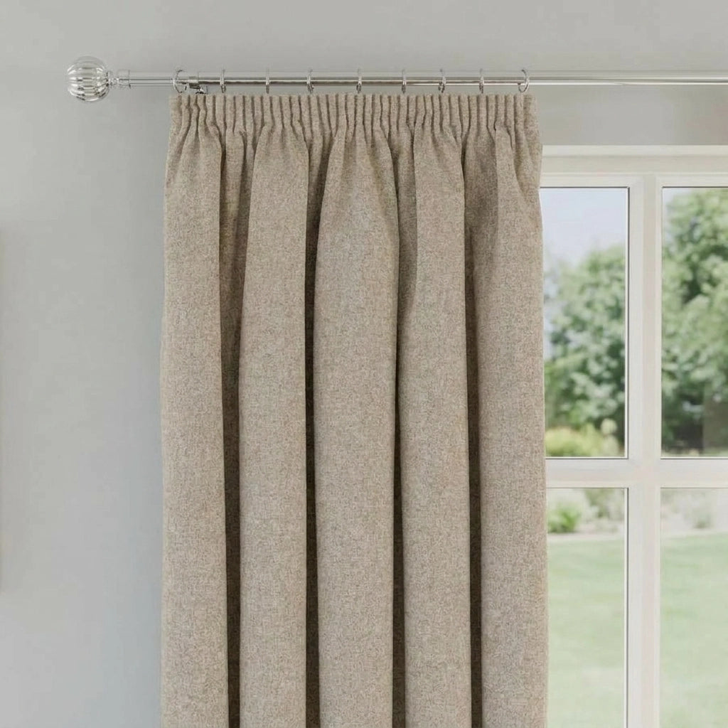 Dallas Lined Tape Top Pencil Pleat Blackout Curtains 2