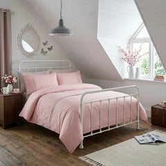Everdean Pink Duvet Cover Bedding Set