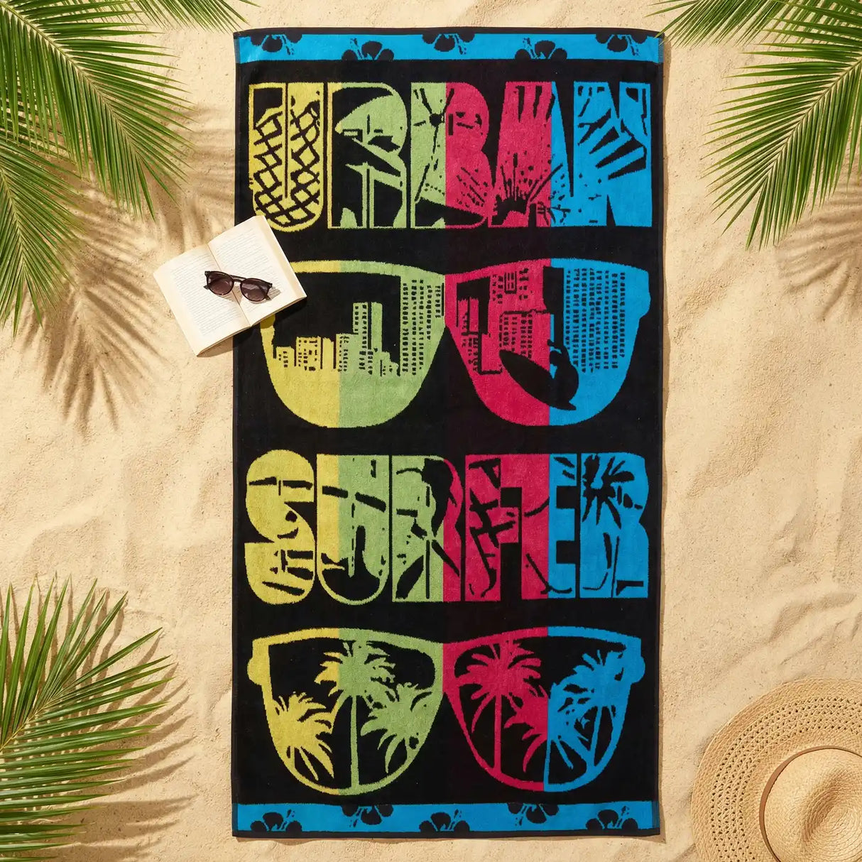 Urban Surfer Beach Towel 2