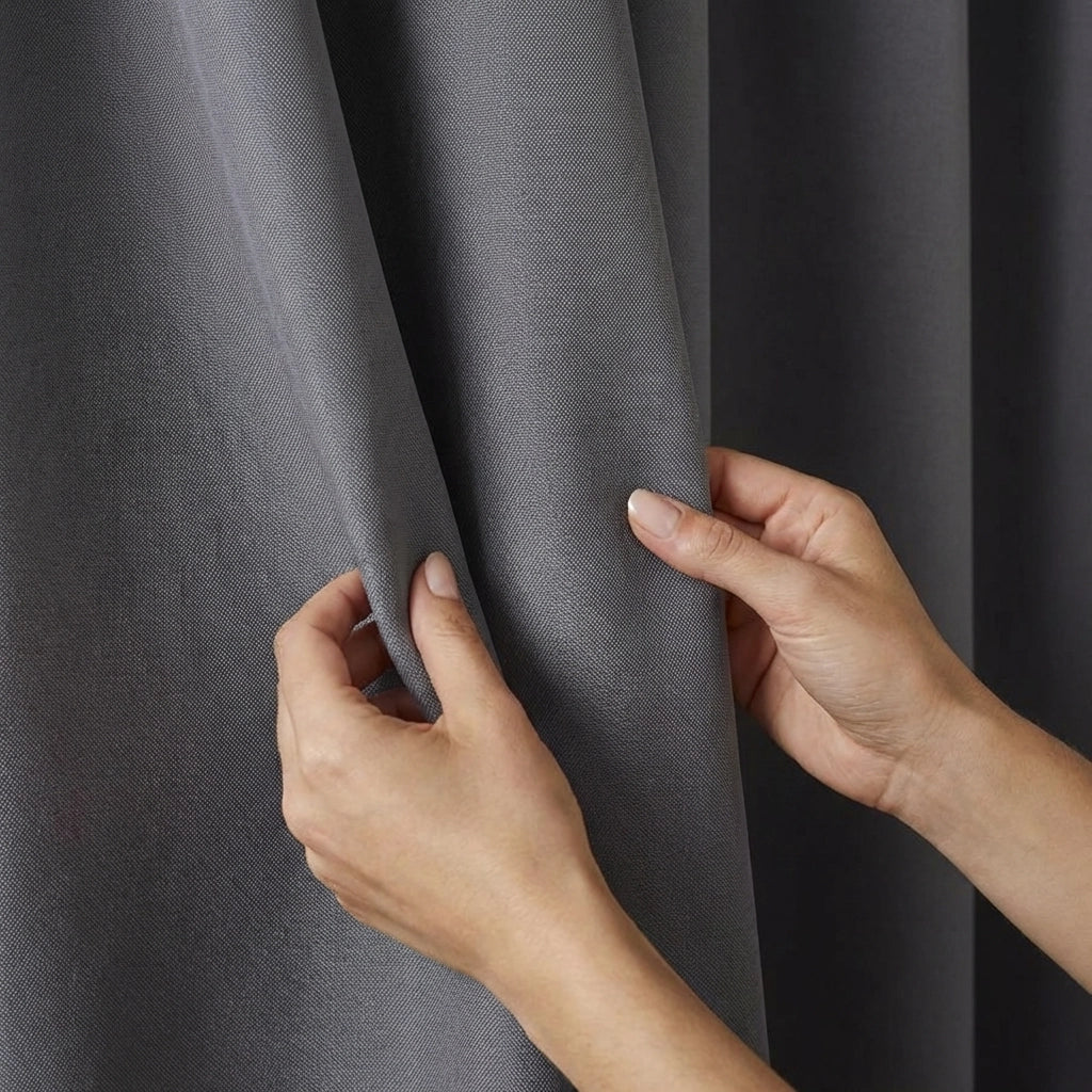 Elise Blackout Room Darkening Eyelet Curtains 3
