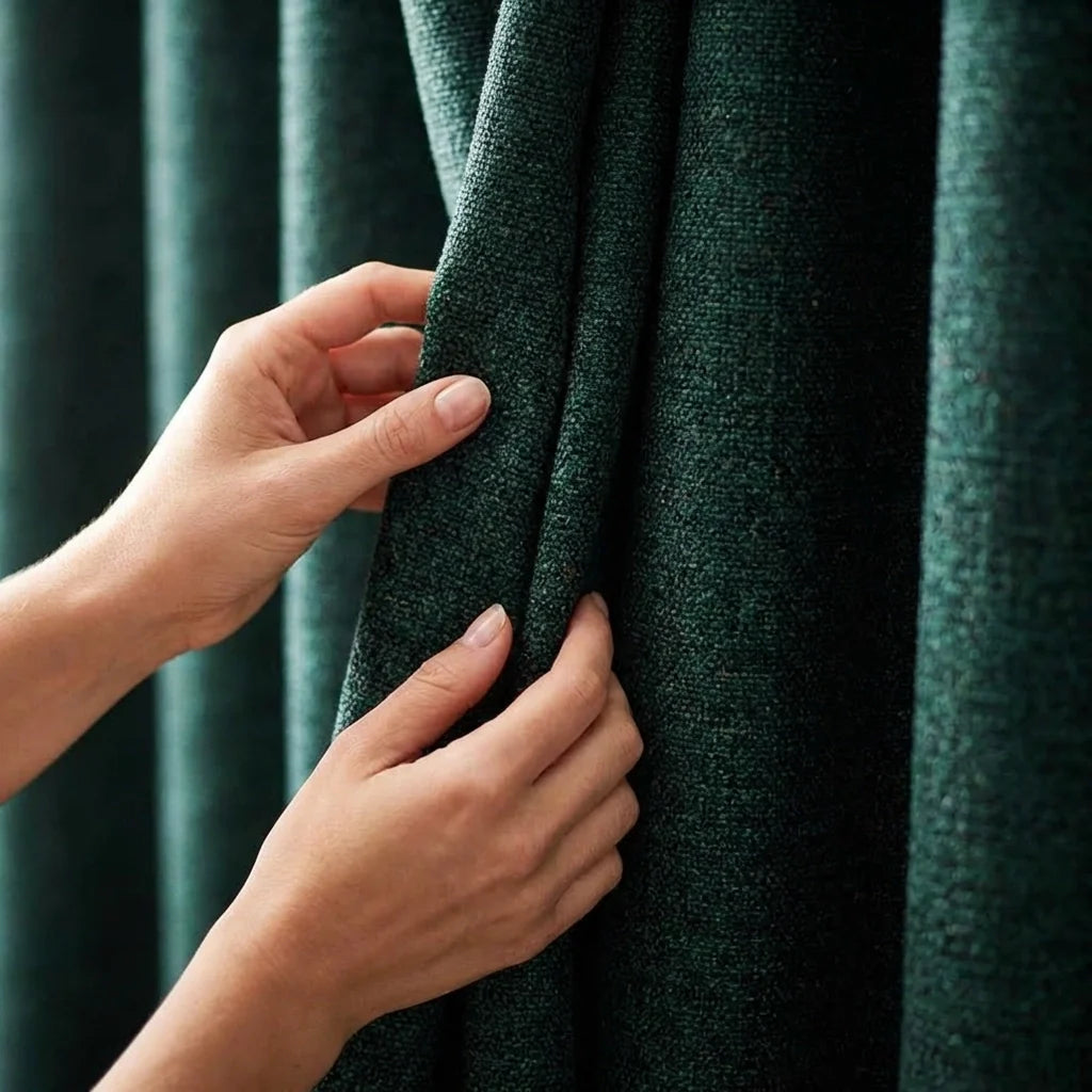 Galaxy Room Darkening Eyelet Curtains - Emerald image 3