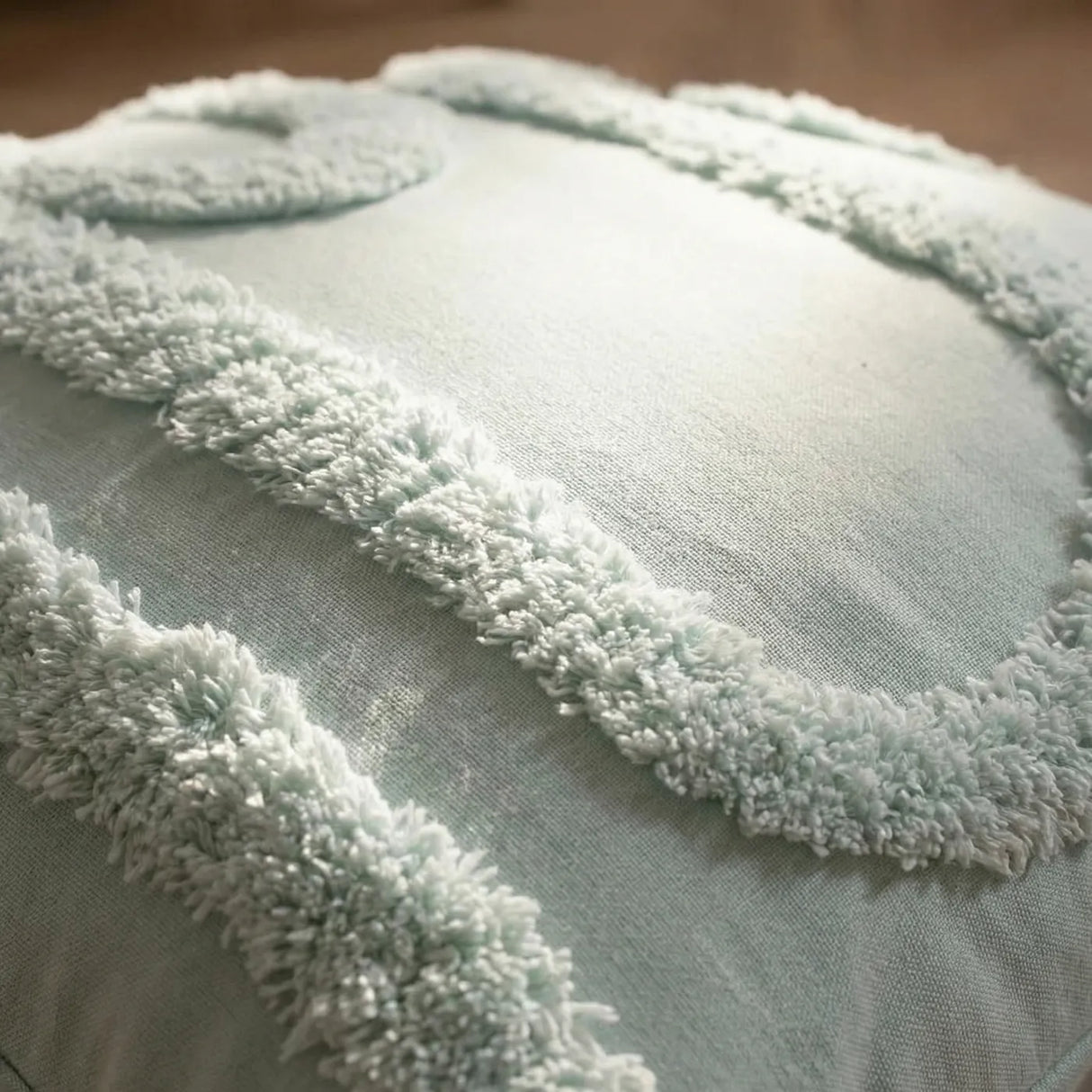 Cabana Tufted Cushion Cover 43cm x 43cm - Aqua image 3