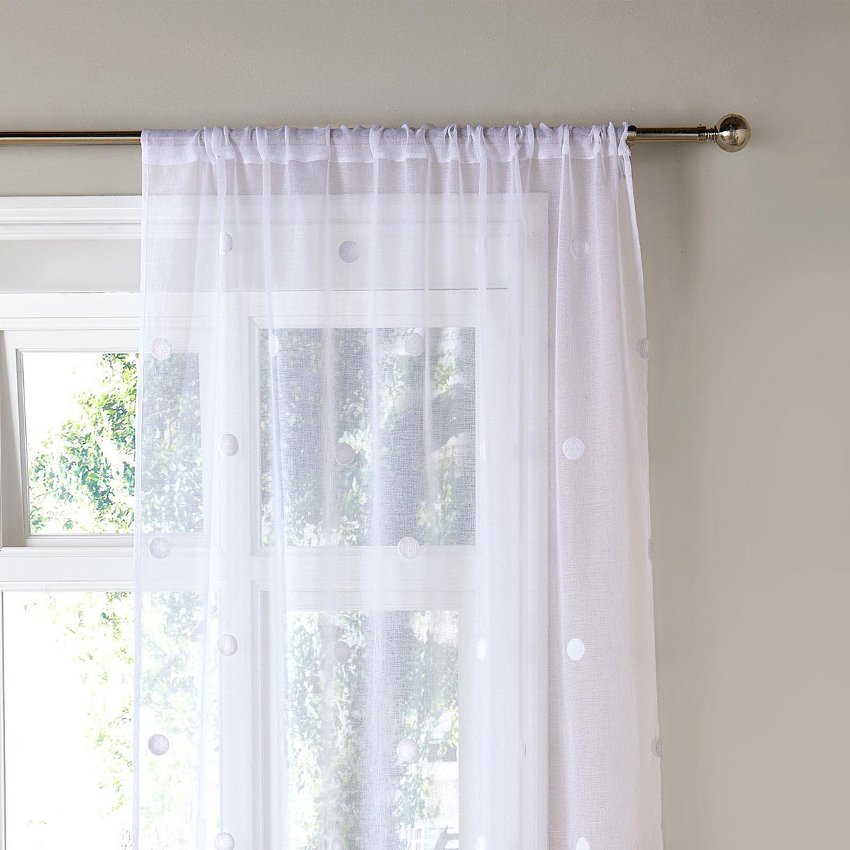 Zara Voile Curtain Panel by Fusion