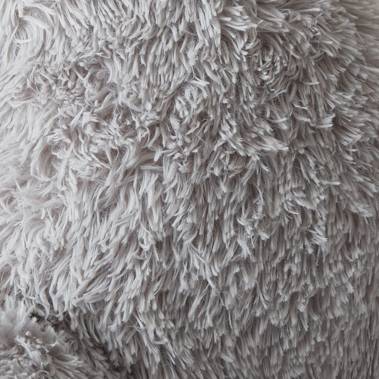 Catherine Lansfield Cuddly Heart Soft Filled Cushion - Silver - Cuddly Cuddle Cushion Silver