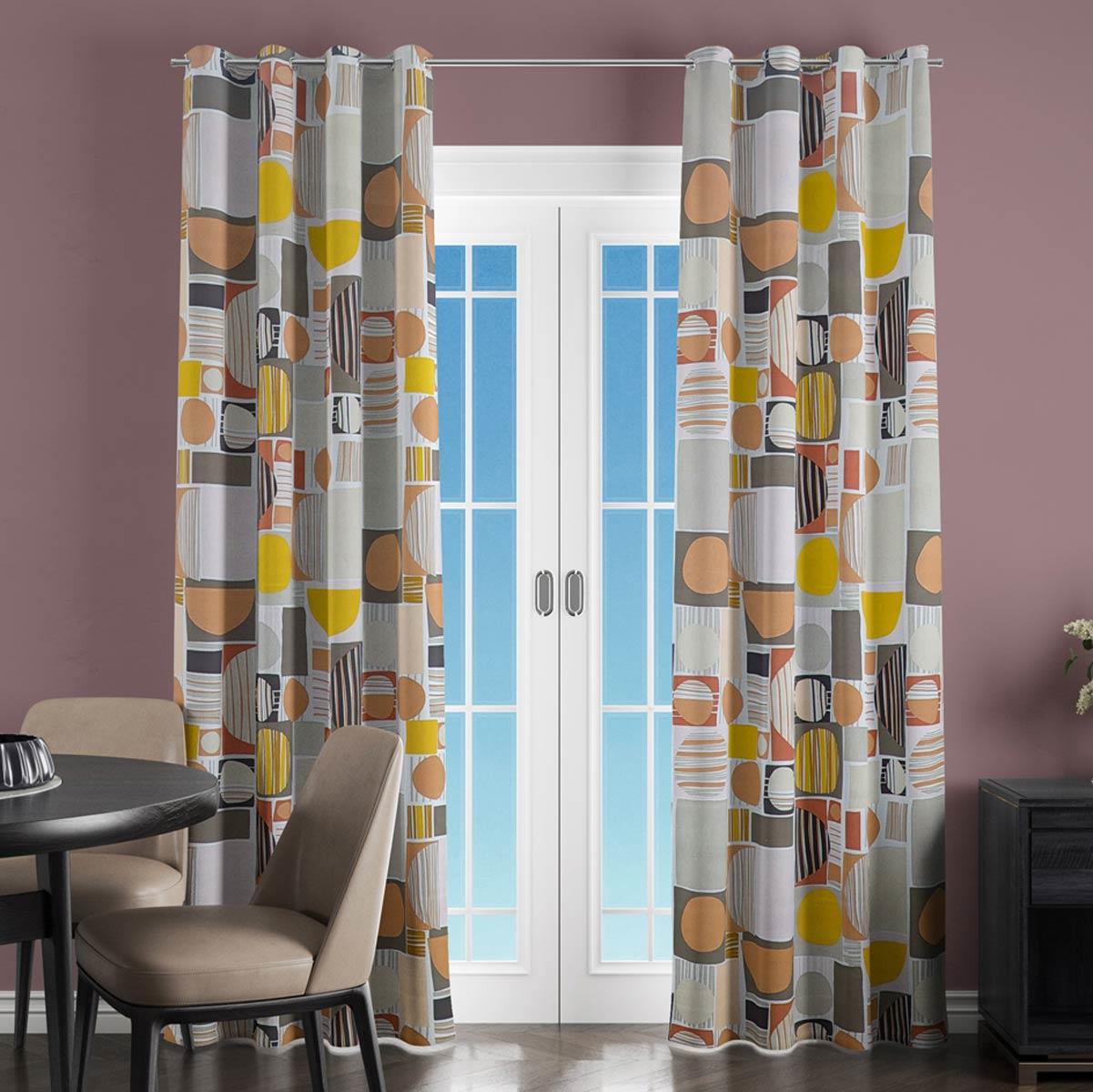 Carrie Nougat Made To Measure Curtains by Style Furnishings