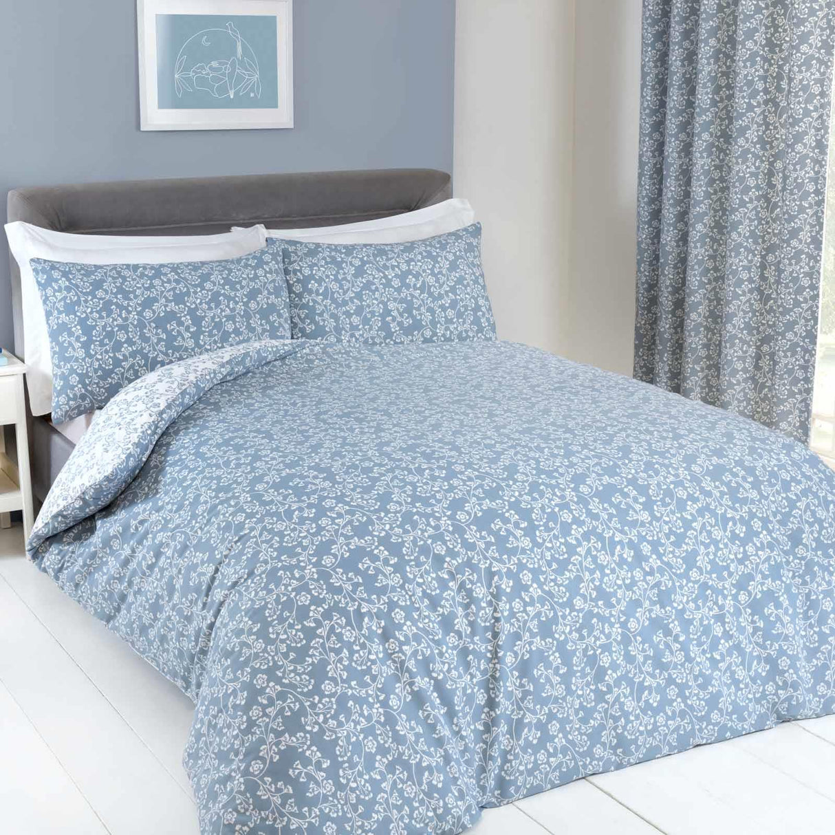 Sade Floral Duvet Cover Set by Sundour